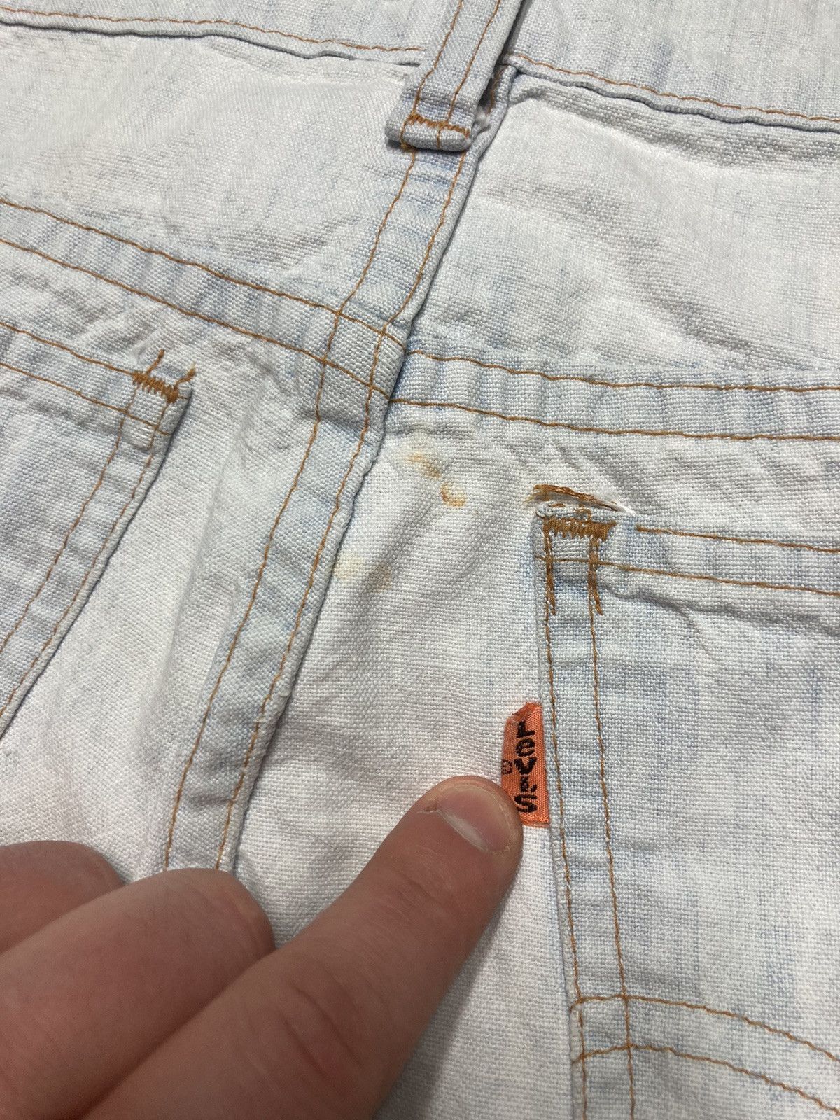 Vintage 70s Levi’s orange tab jeans flare bell bottoms 684 784 27x32 Size 27" / US 4 / IT 40 - 5 Thumbnail