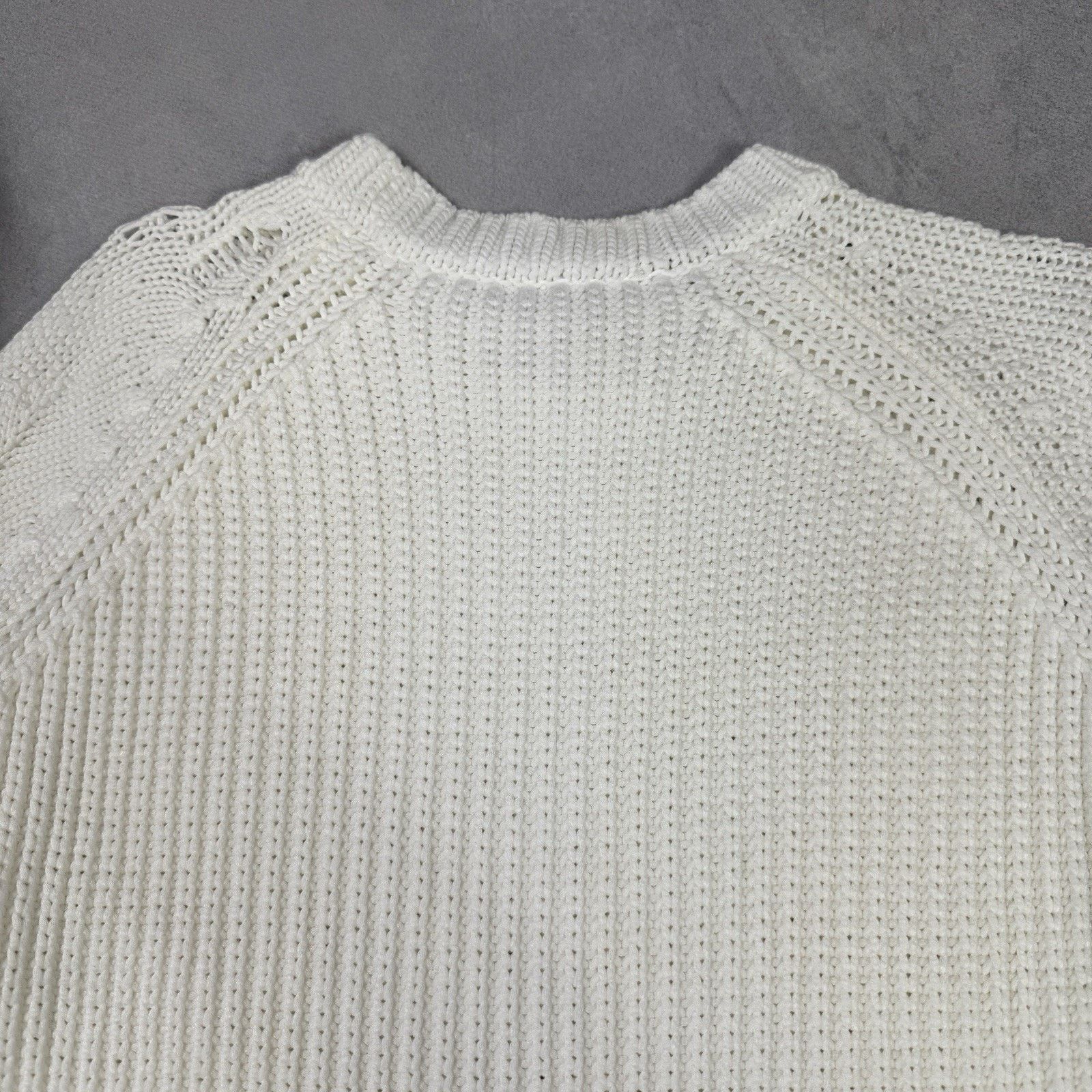 Ann Demeulemeester Ann Demeulemeester Men White Sweater Size S Oversized Size US S / EU 44-46 / 1 - 22 Thumbnail