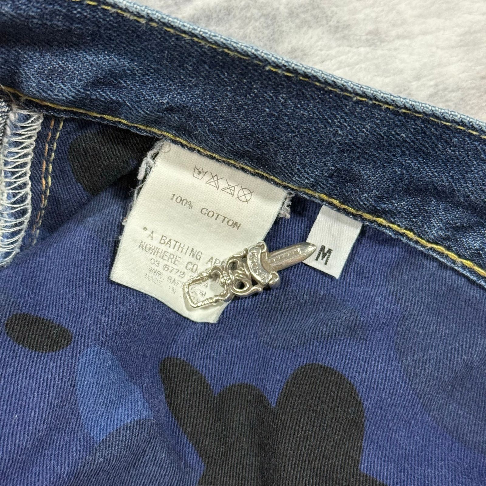 Bape × Nigo Authentic Bape 2000’s Shooting Star Jeans 32 Size US 32 / EU 48 - 5 Thumbnail