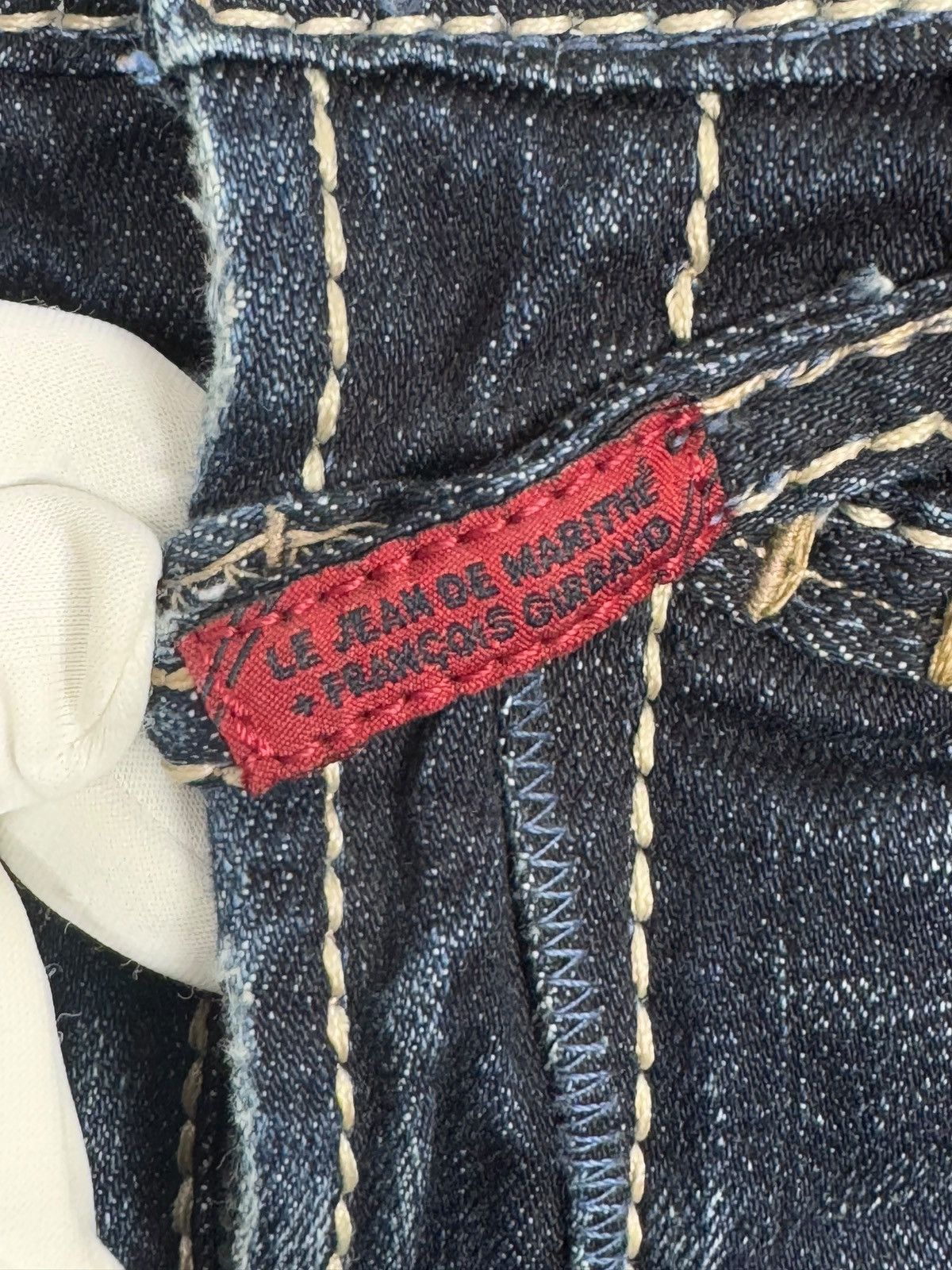 Marithe + Francois Girbaud × Vintage Marithe Francois Girbaud Biker Jeans Vintage size 27 IT42 Size 27" / US 4 / IT 40 - 20 Thumbnail