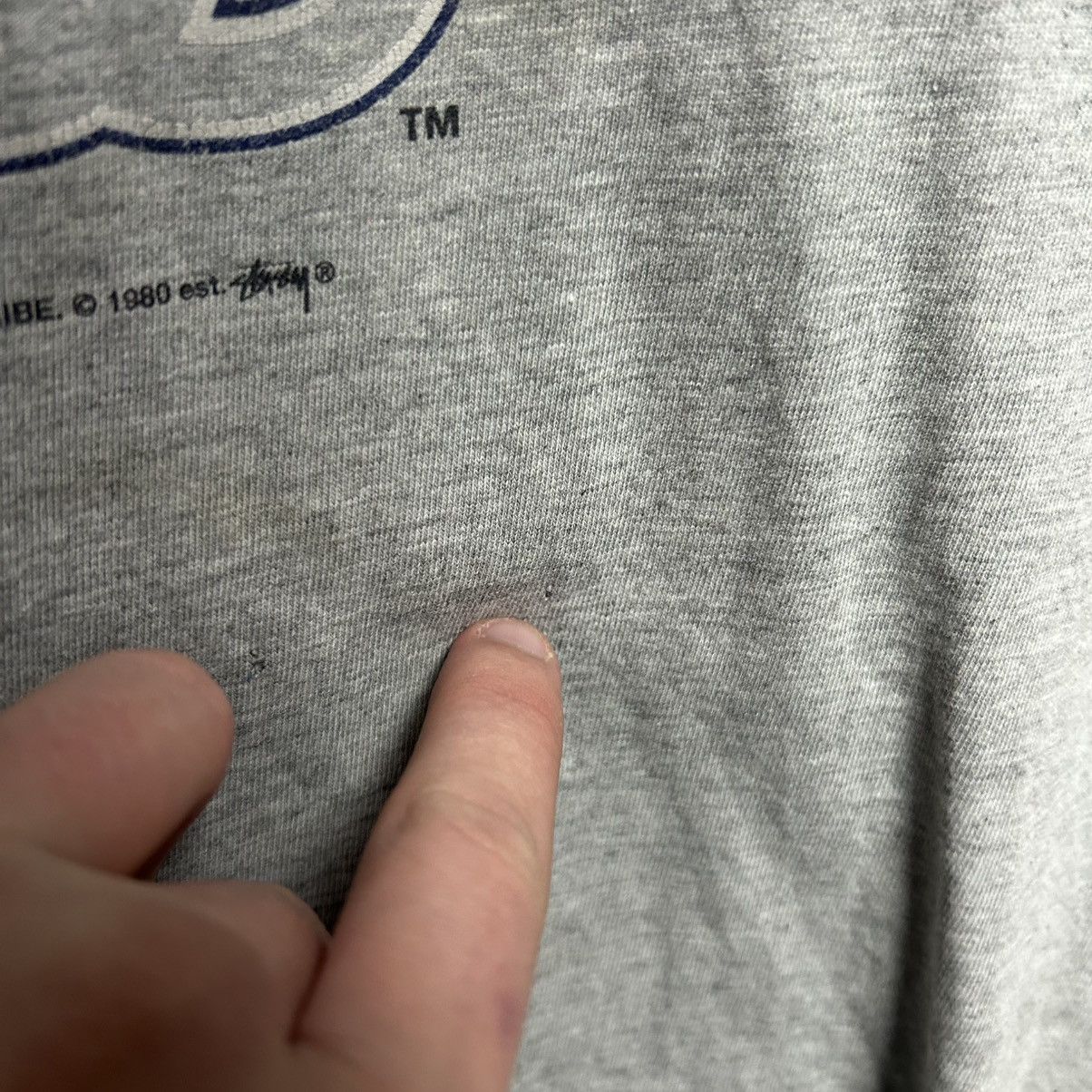 Stussy Vintage Stussy Big Logo Designer streetwear tee size S Size US S / EU 44-46 / 1 - 6 Thumbnail