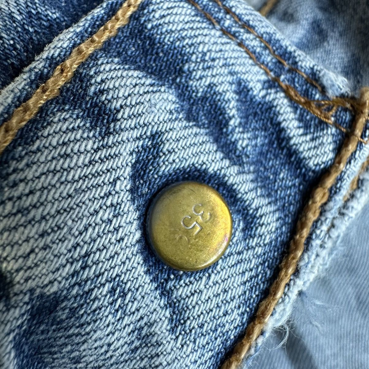 Levi's Levis 501 Distressed Blue Vintage Denim D577 Size US 32 / EU 48 - 15 Thumbnail