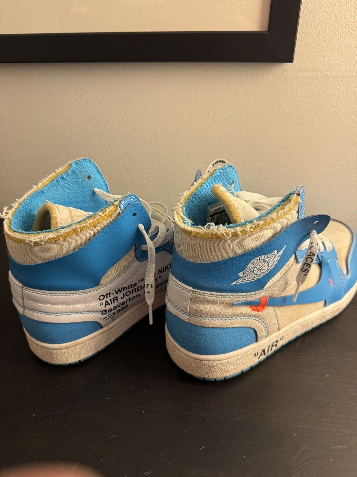 Nike × Off-White Nike Off white Jordan 1 Size US 12.5 / EU 45-46 - 11 Thumbnail