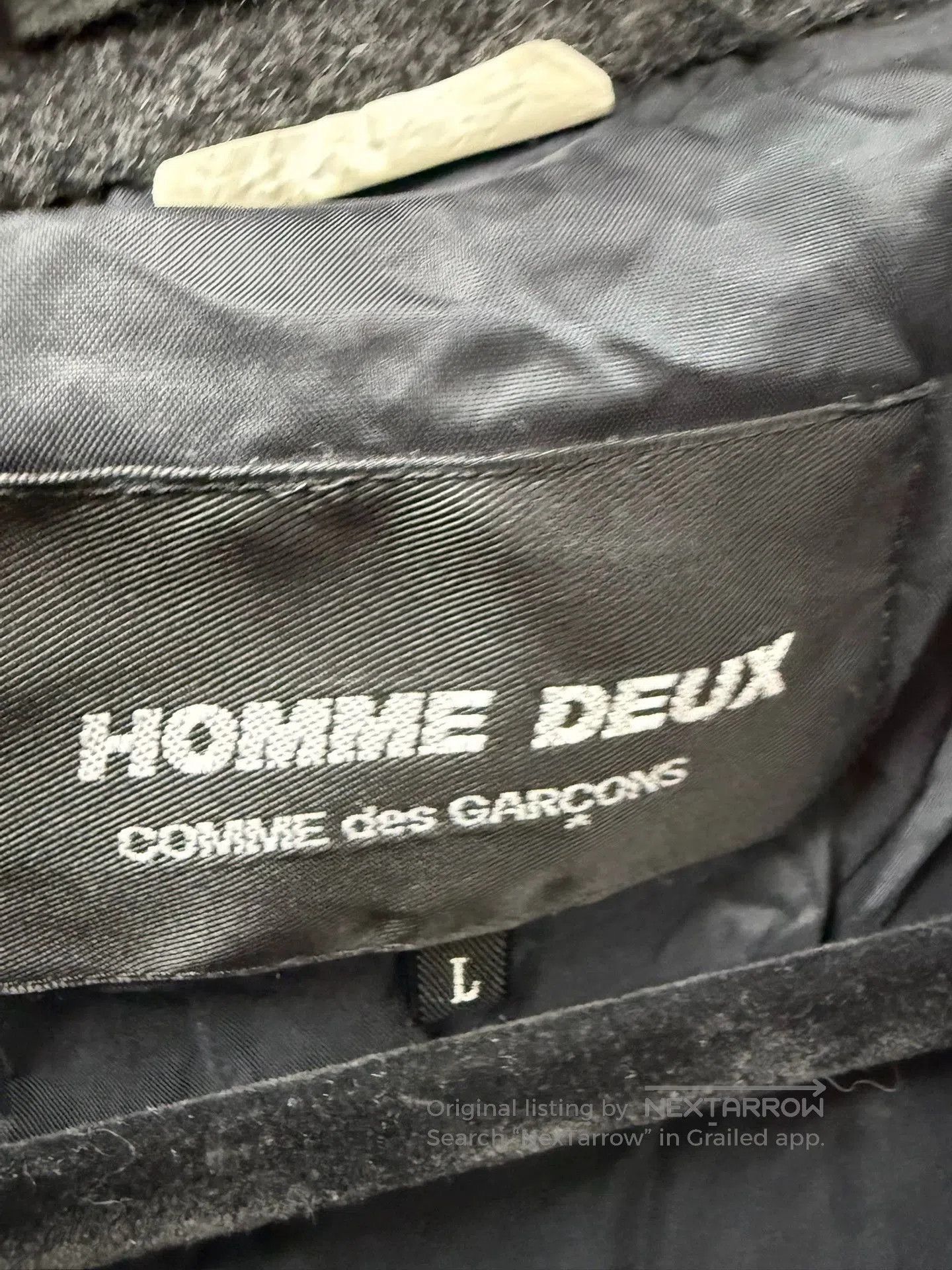 Comme des Garcons Comme des Garcons Homme Deux Wool Coat. Size US L / EU 52-54 / 3 - 5 Thumbnail