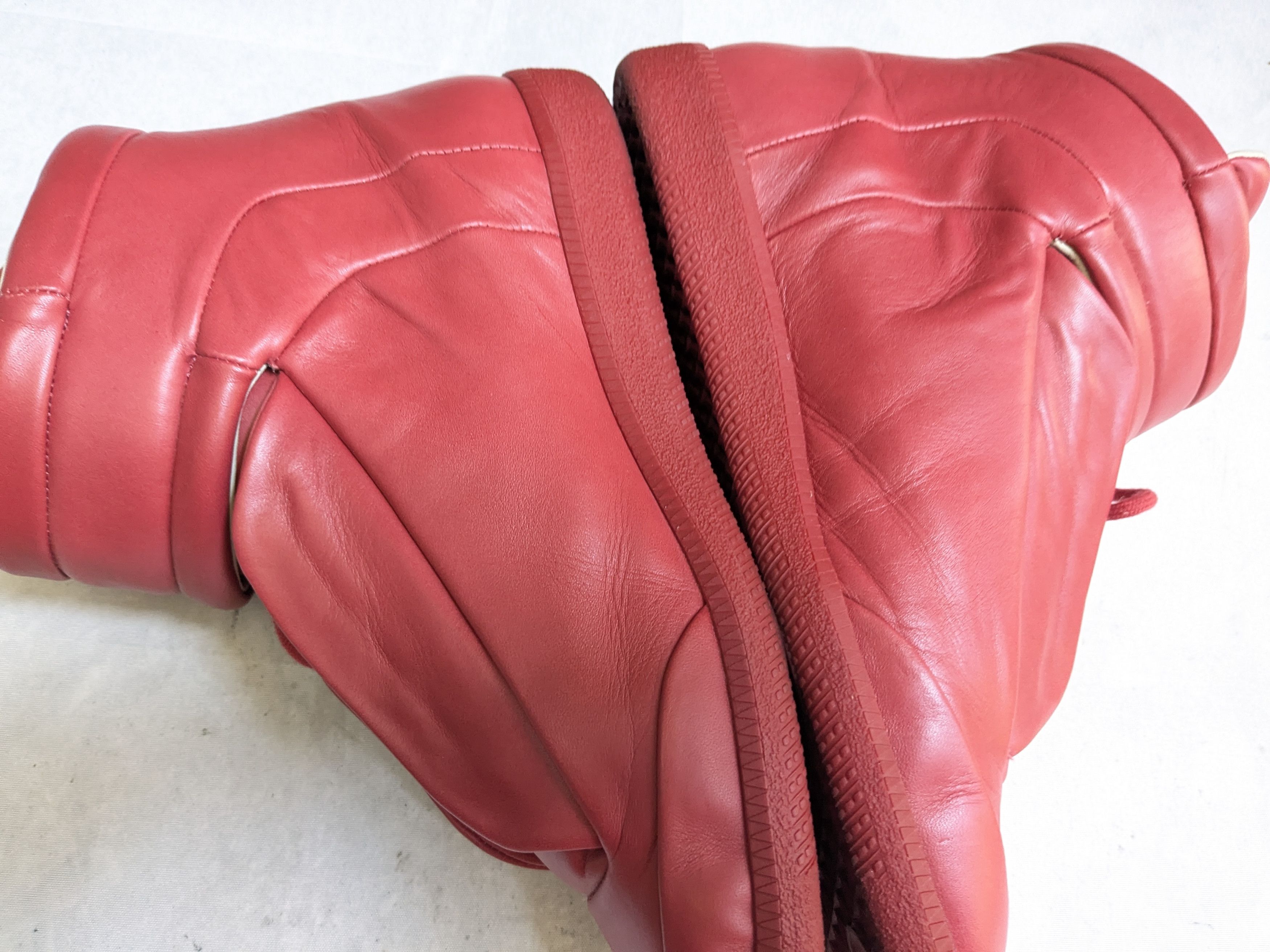 Maison Margiela Maison Margiela Future Sneakers Red 10 43 High Tops Leather Size US 10 / EU 43 - 13 Thumbnail