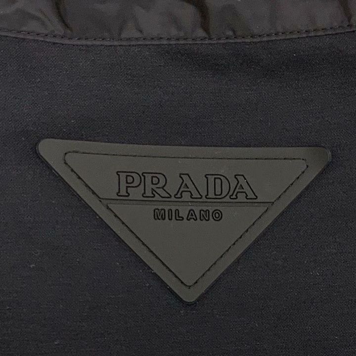 Prada Prada Black Striped Cotton Hooded Jacket Size US S / EU 44-46 / 1 - 6 Thumbnail