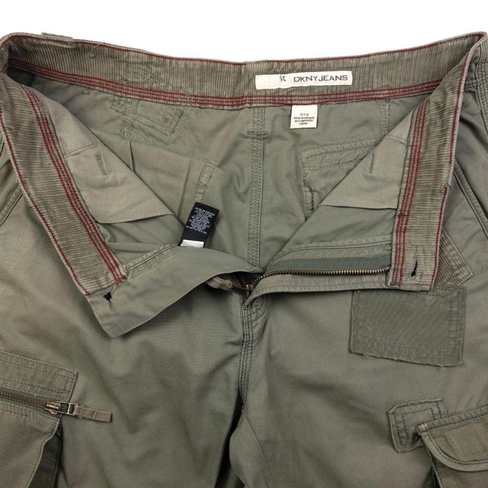 DKNY Vintage DKNY Jeans Patchwork Cargo Trousers Size W36 Size US 36 / EU 52 - 5 Thumbnail