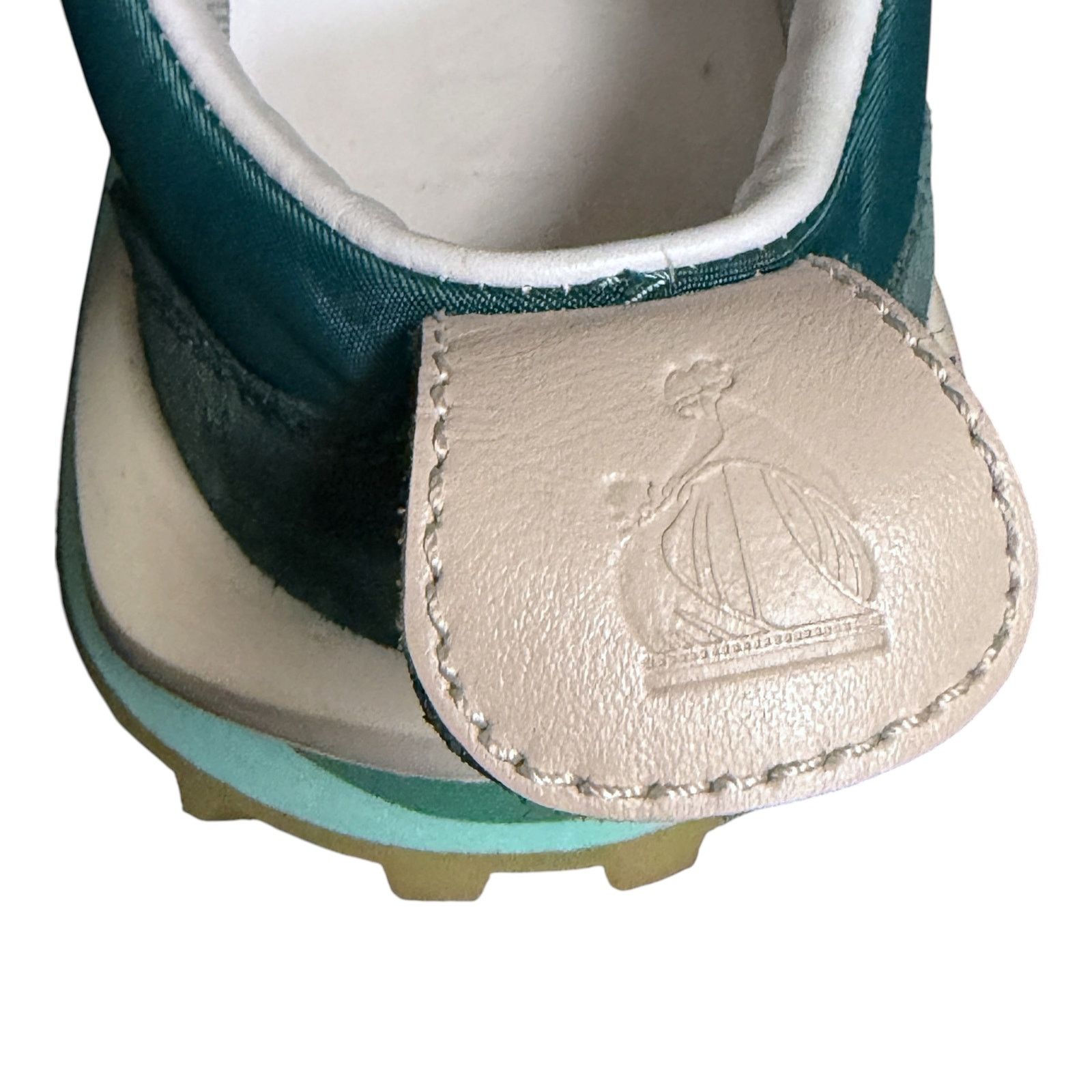 Lanvin Lanvin Women's 37 Peacock Blue White Bumper Sneakers US 6 Size US 6 / IT 36 - 13 Thumbnail