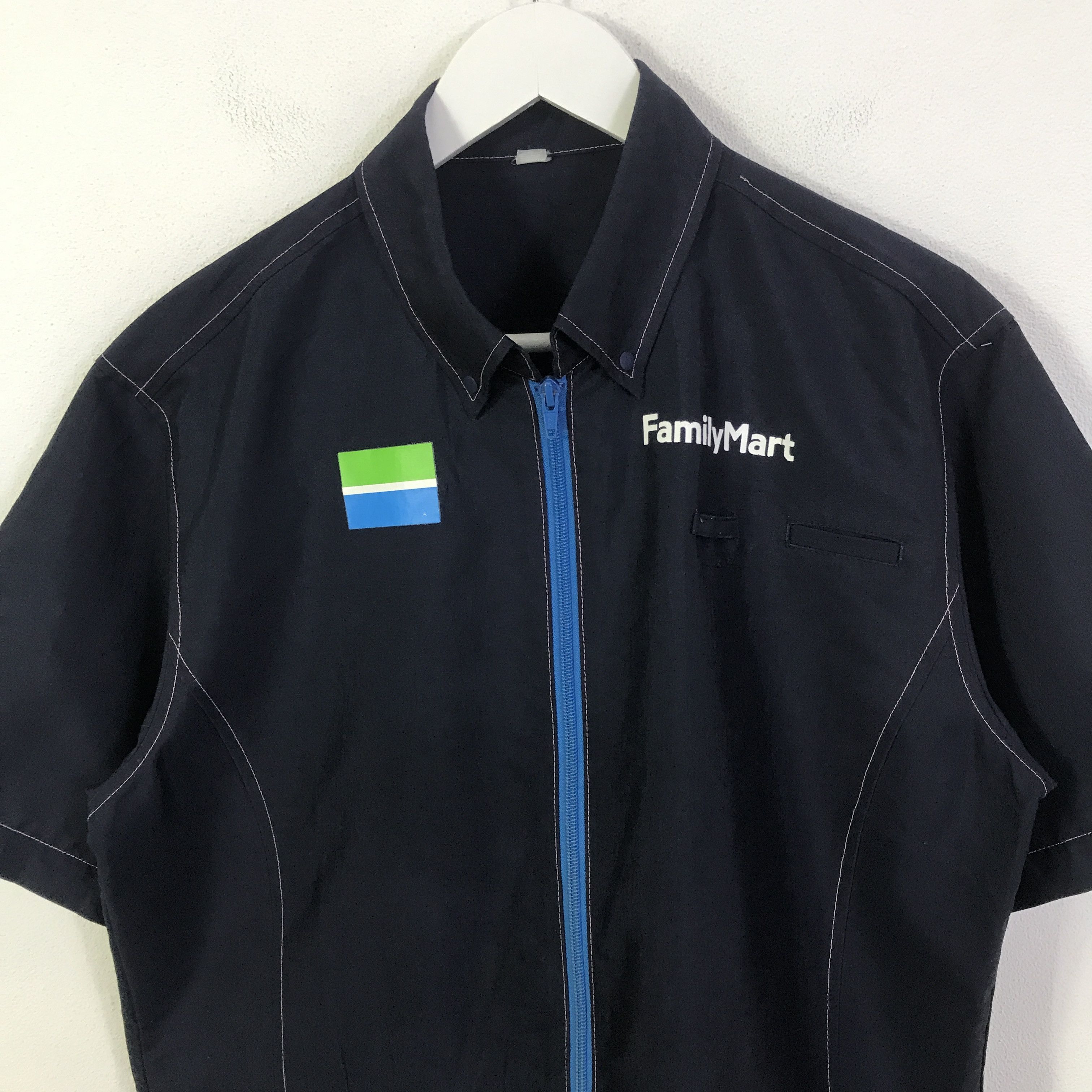 Japanese Brand family mart staff Japan shirt jacket K124B19 Size US M / EU 48-50 / 2 - 2 Thumbnail