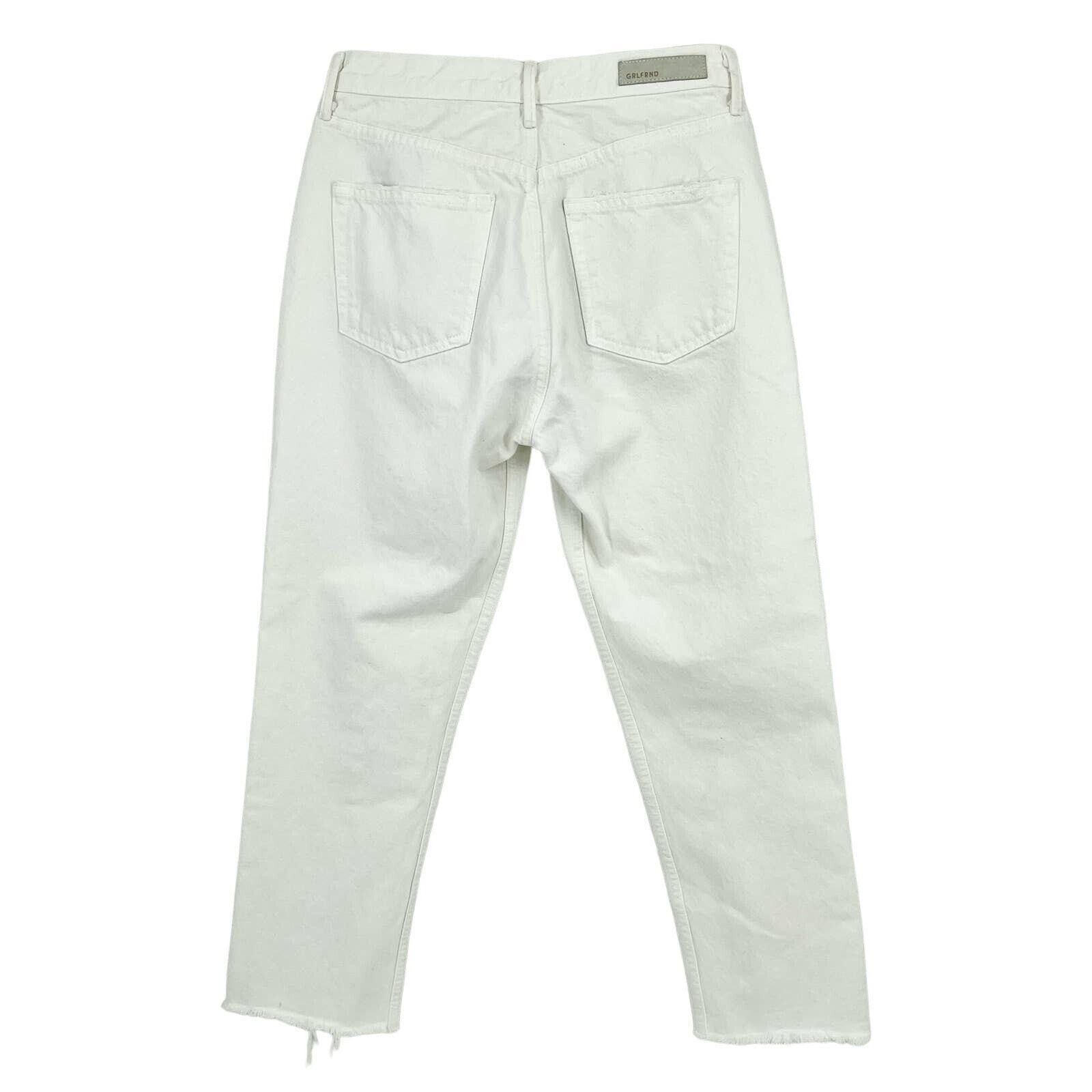 GRLFRND Grlfrnd Cheryl Ankle Skinny High Rise White Jeans Size 28 Size 28" / US 6 / IT 42 - 8 Thumbnail