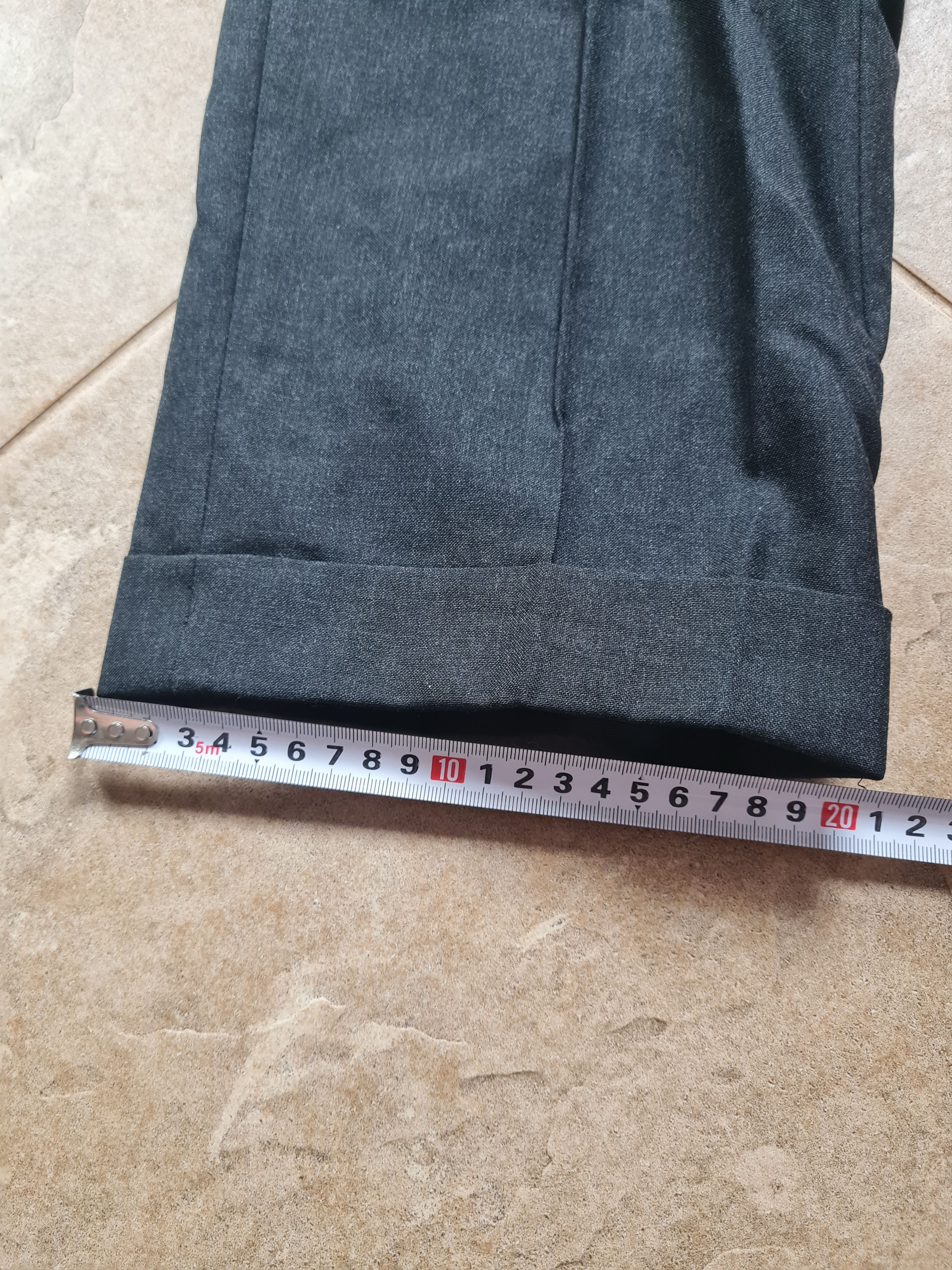 Kiton Kiton Napoli Charcoal Gray-Black Premium Wool Dress Trouses Size US 38 / EU 54 - 3 Thumbnail