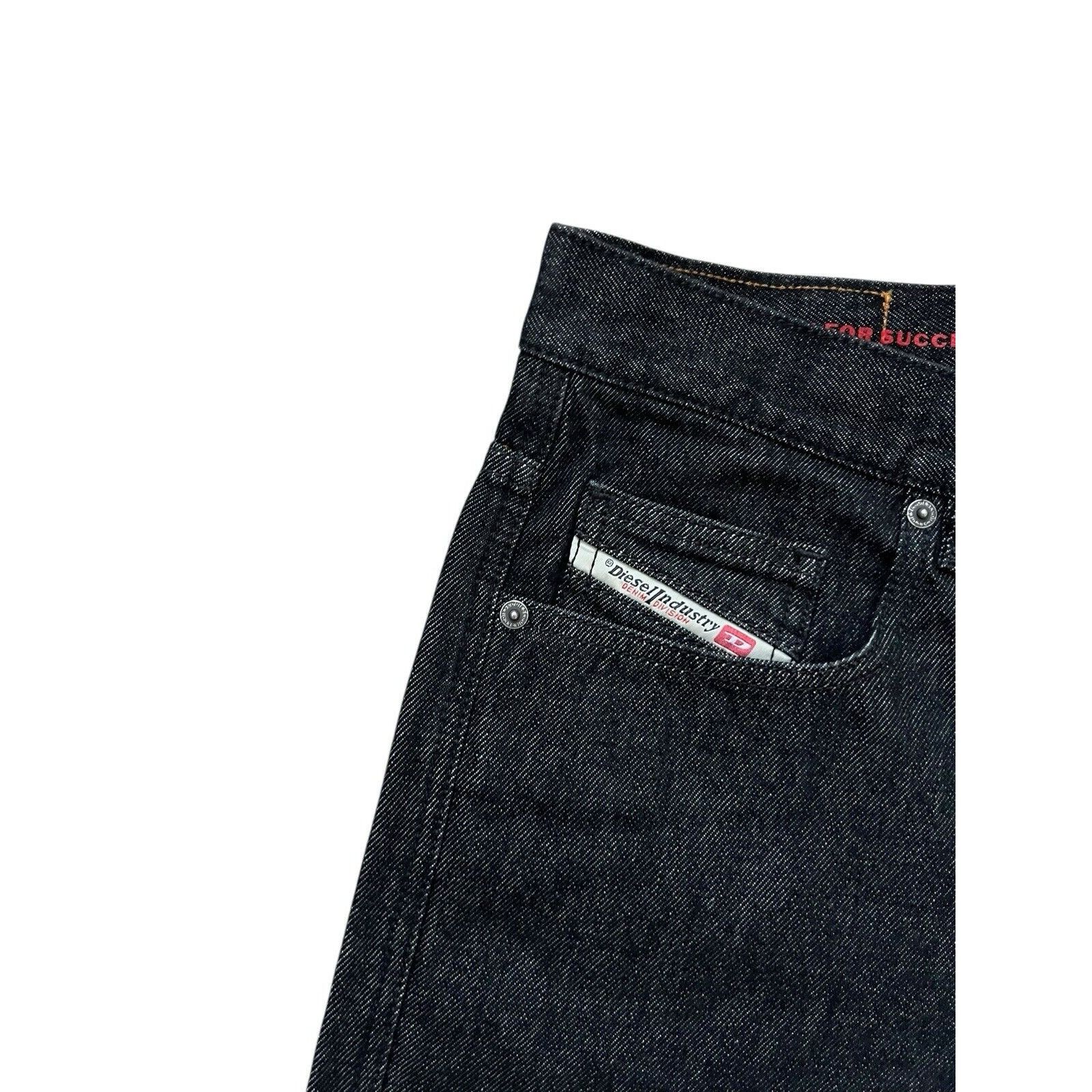 Diesel Diesel Mens Viker Straight Jeans Z9C34 Black $195 Size 31/32 Size US 31 - 3 Thumbnail