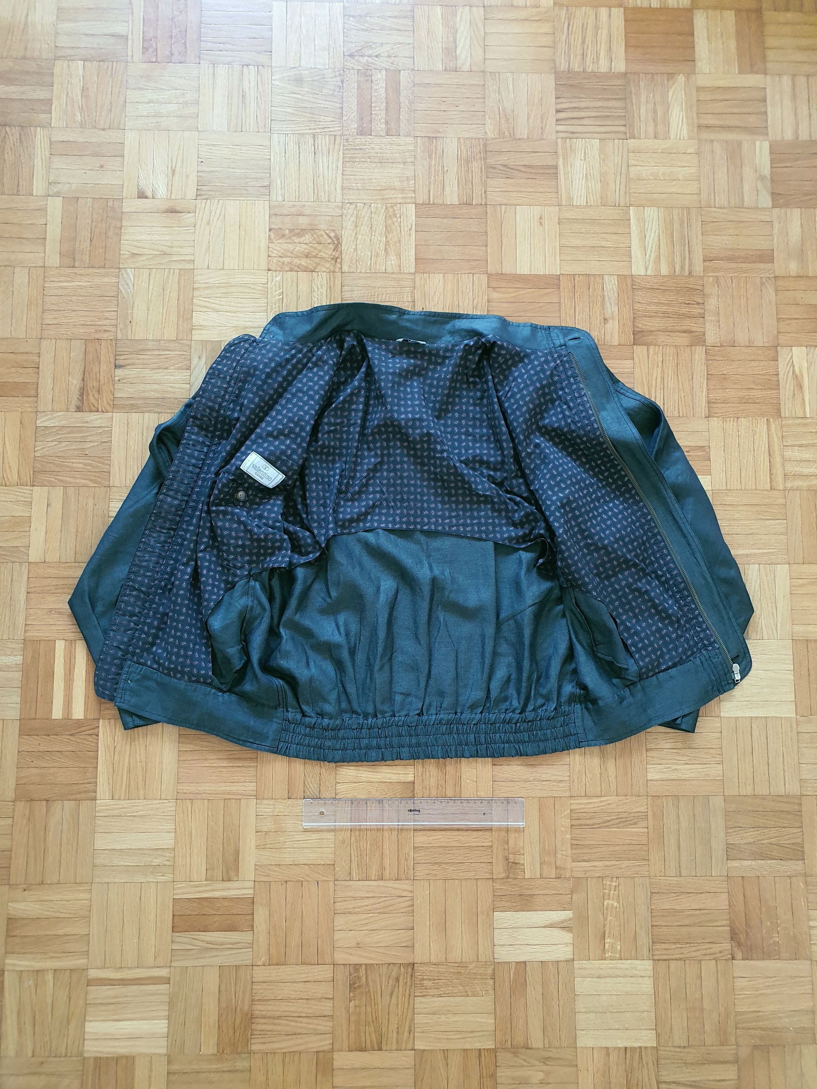 Valentino Vintage (1980s) UOMO Lightweight Linen Bomber Jacket Size US XL / EU 56 / 4 - 4 Thumbnail
