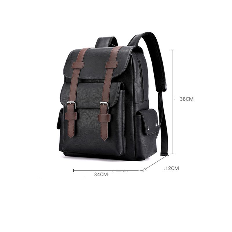 Japanese Brand PU Leather Backpack Size ONE SIZE - 8 Thumbnail
