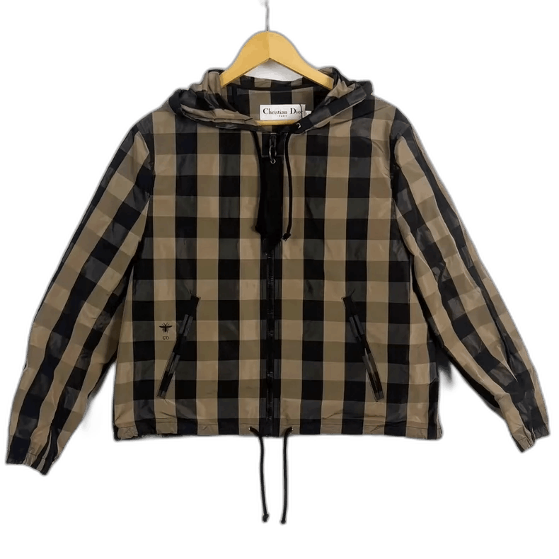 Dior Dior Checkered Hooded Jacket with Embroidery-2505 Size US M / EU 48-50 / 2 - 1 Thumbnail