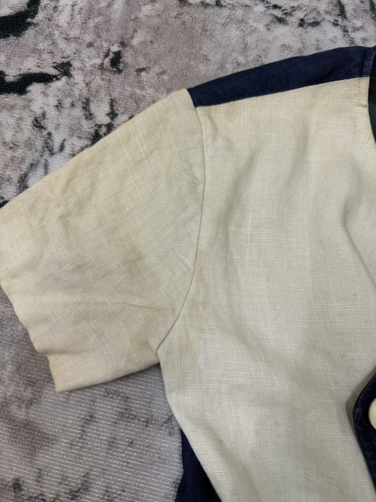 Saint Laurent Paris YVES SAINT LAURENT PARIS RIVE GAUCHE 1970’s LINEN DAY DRESS Size XS / US 0-2 / IT 36-38 - 4 Thumbnail
