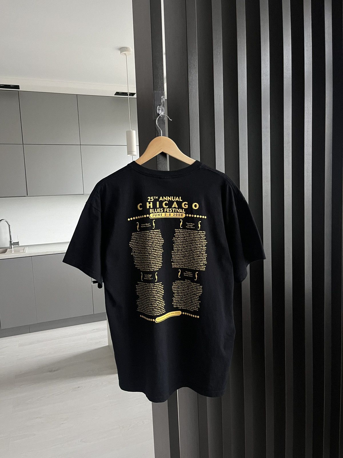 Gildan × Vintage 25th Annual Chicago Blues Festival 2008 BB King Beige Gildan Size US L / EU 52-54 / 3 - 2 Thumbnail