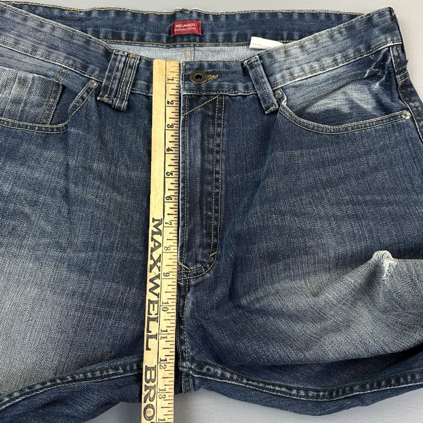 Sean John VINTAGE Sean John Jeans Mens 36x32 Denim Hamilton Relaxed Baggy Hip Hop Y2K Size US 36 / EU 52 - 5 Thumbnail