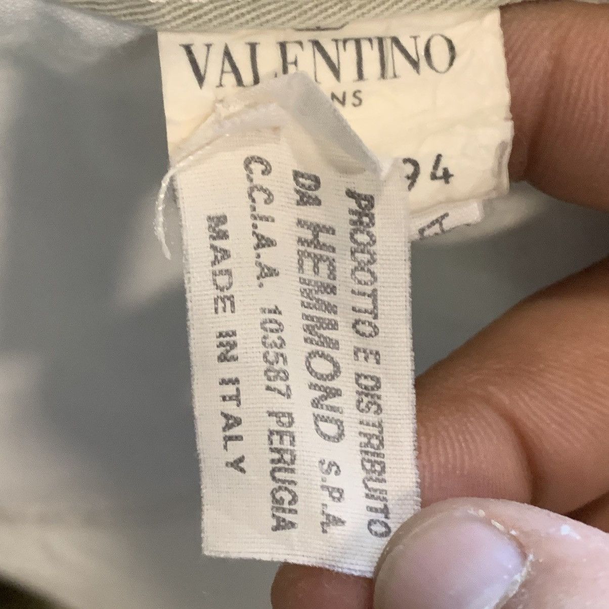 Valentino VINTAGE 90s VALENTINO JEANS Size 35" - 11 Thumbnail