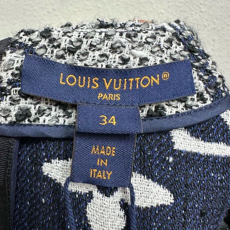 Louis Vuitton Louis Vuitton FW24 Floral Full Print Knit Half Zip Dress 25 Size XXS / US 00 / IT 34 - 3 Thumbnail