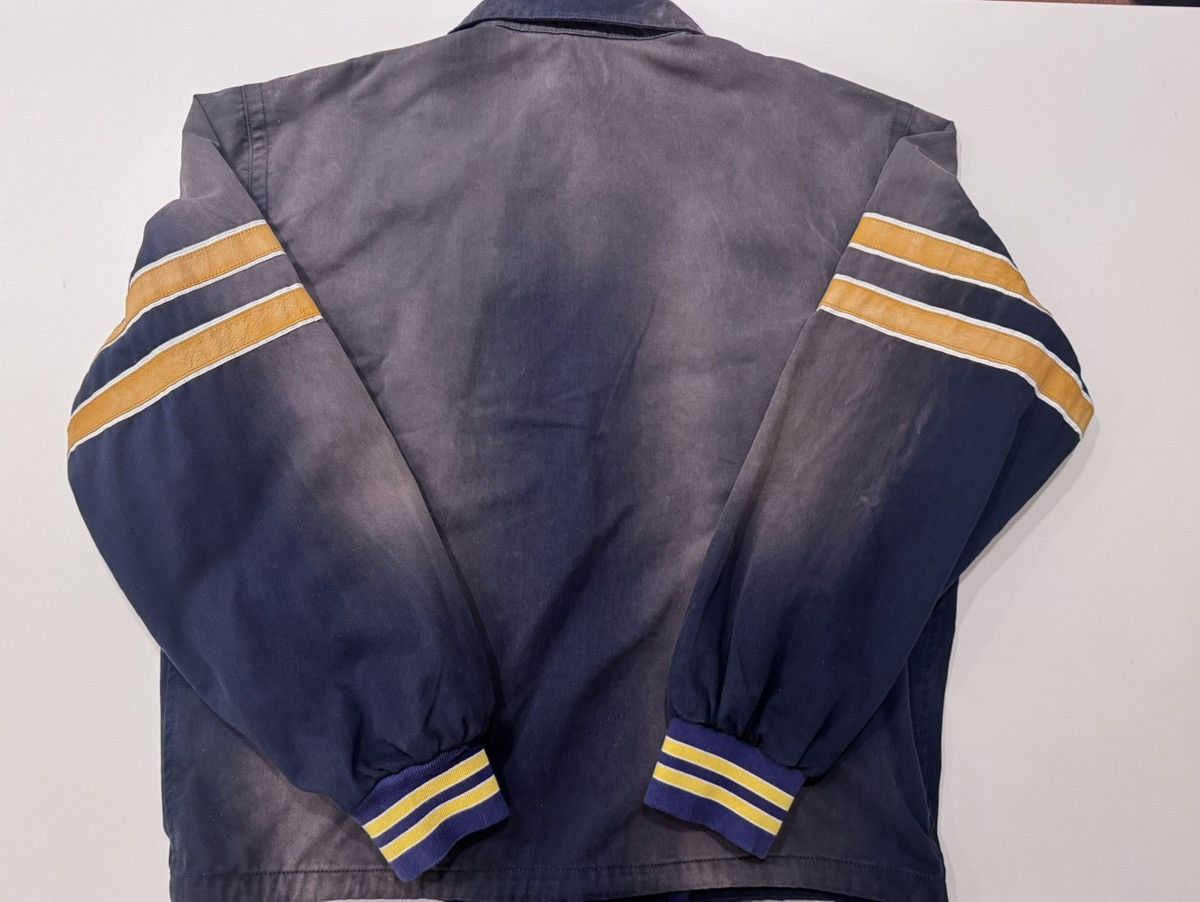 Diesel Mens cotton jacket with vintage effects navy/gold Size US M / EU 48-50 / 2 - 3 Thumbnail