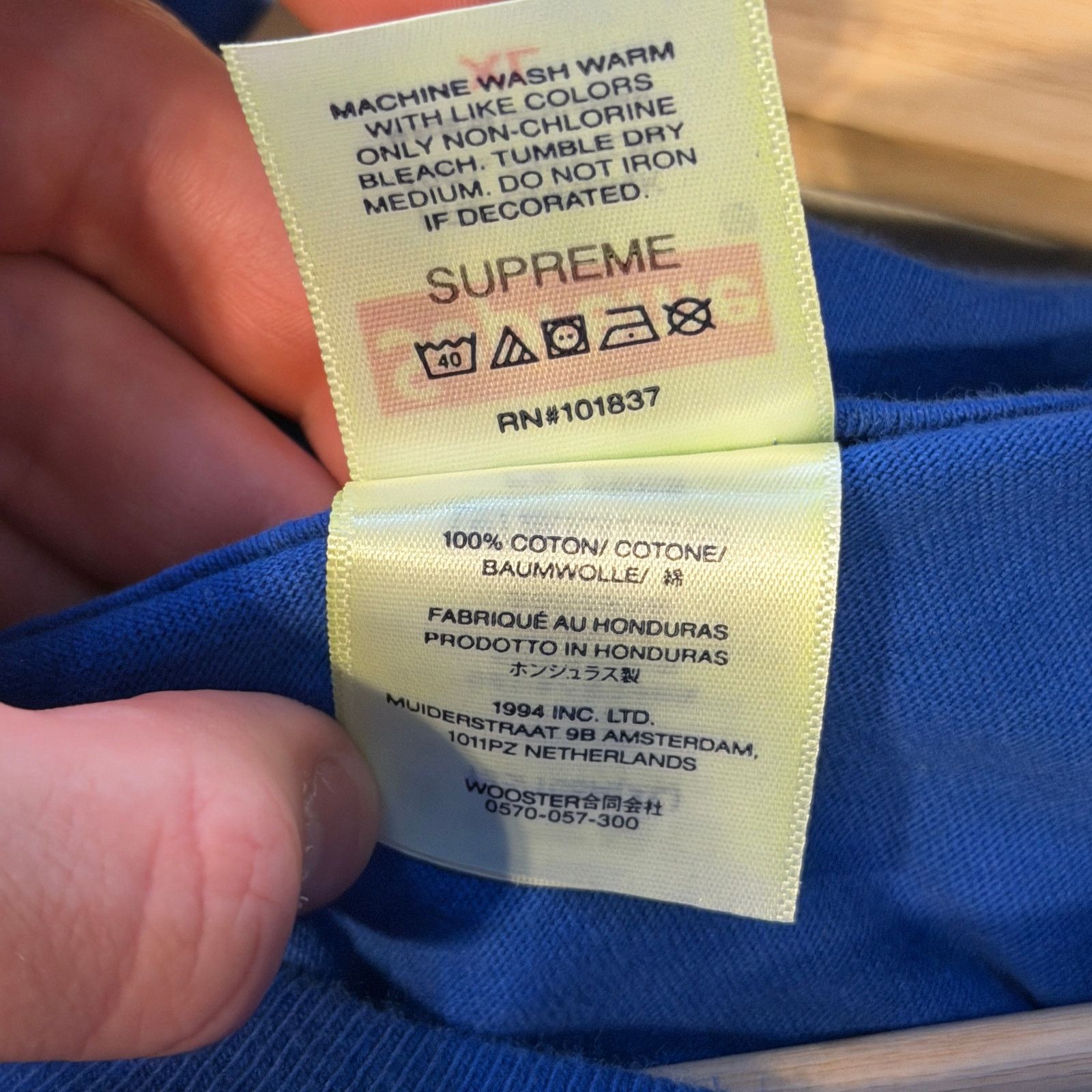 Supreme Supreme Script T-Shirt Size US XL / EU 56 / 4 - 4 Thumbnail