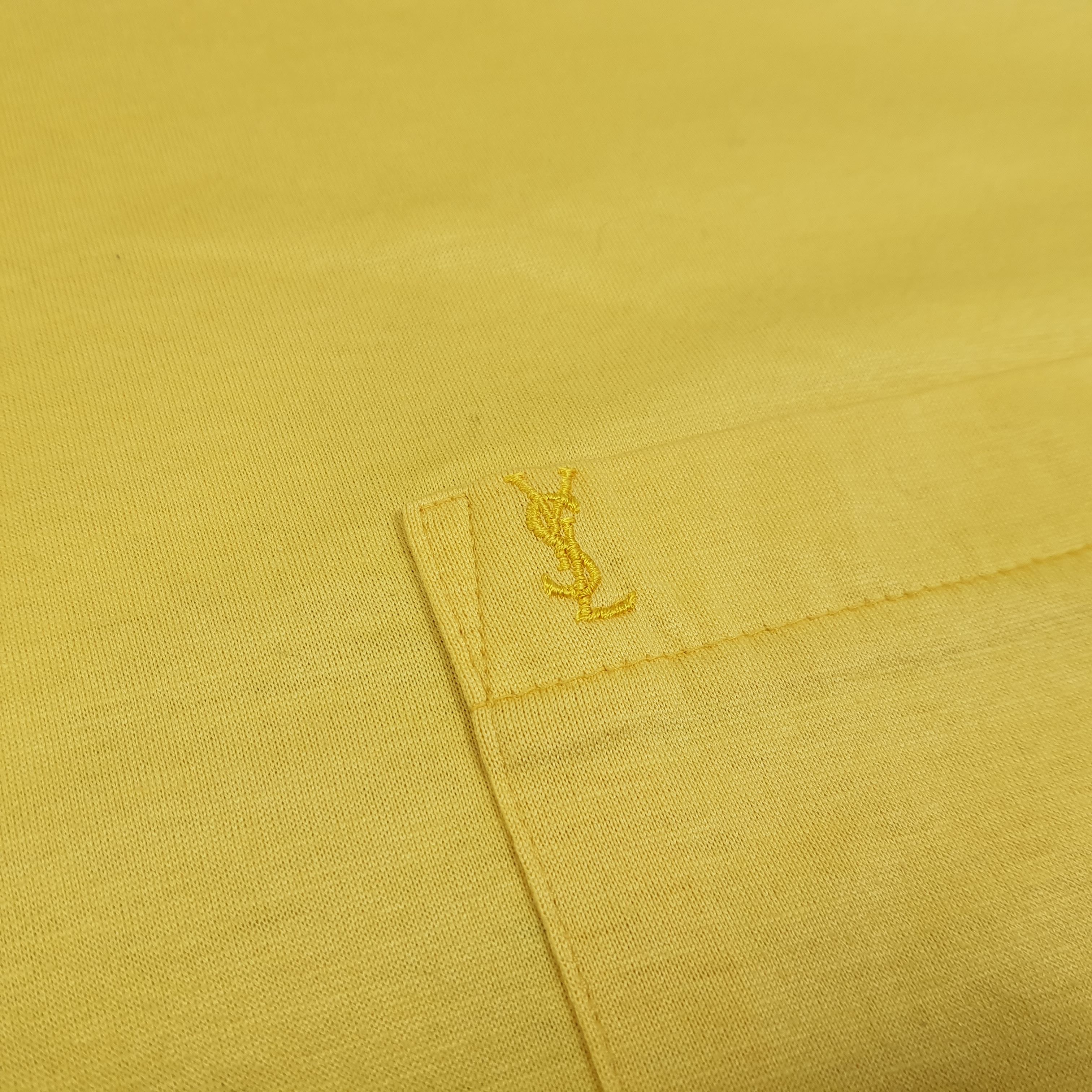 Vintage × Yves Saint Laurent Vintage Ysl Yves Saint Laurent Italian Designer Brand Tshirt Size US L / EU 52-54 / 3 - 3 Thumbnail