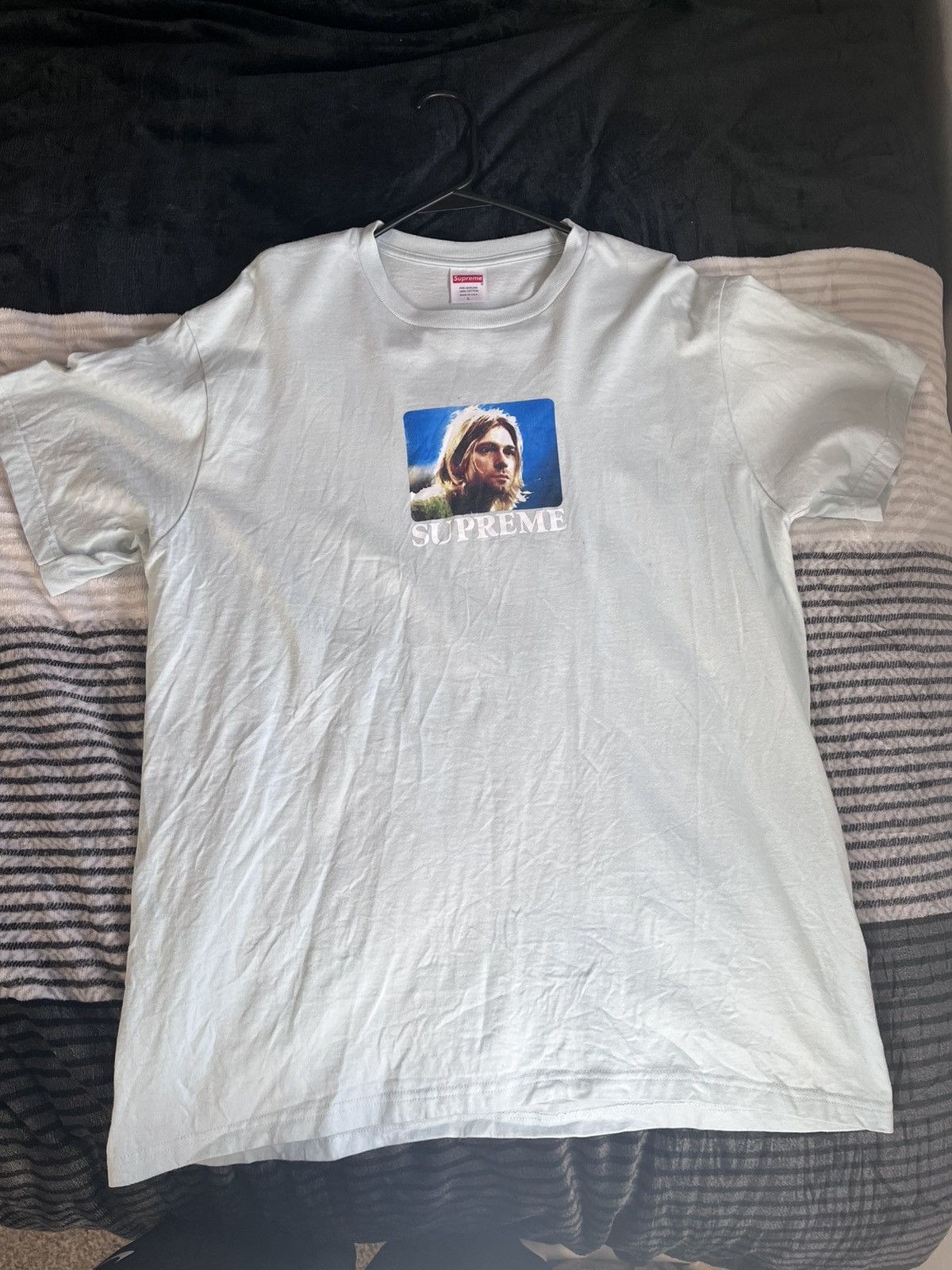 Nirvana × Supreme Supreme Kurt cobain tee | Grailed