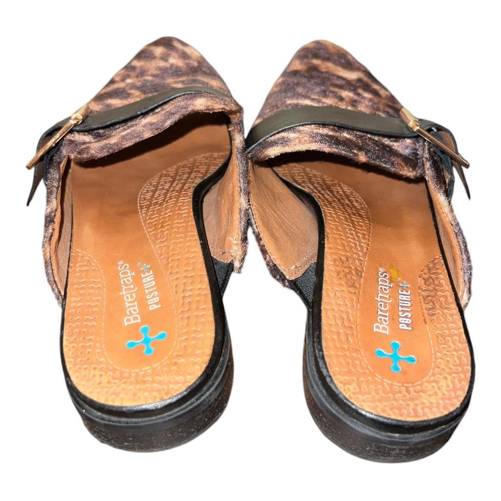 Other Bare Traps Posture Leopard Print Mules Size 8.5 Brown/ Black Size US 8.5 / IT 38.5 - 6 Thumbnail