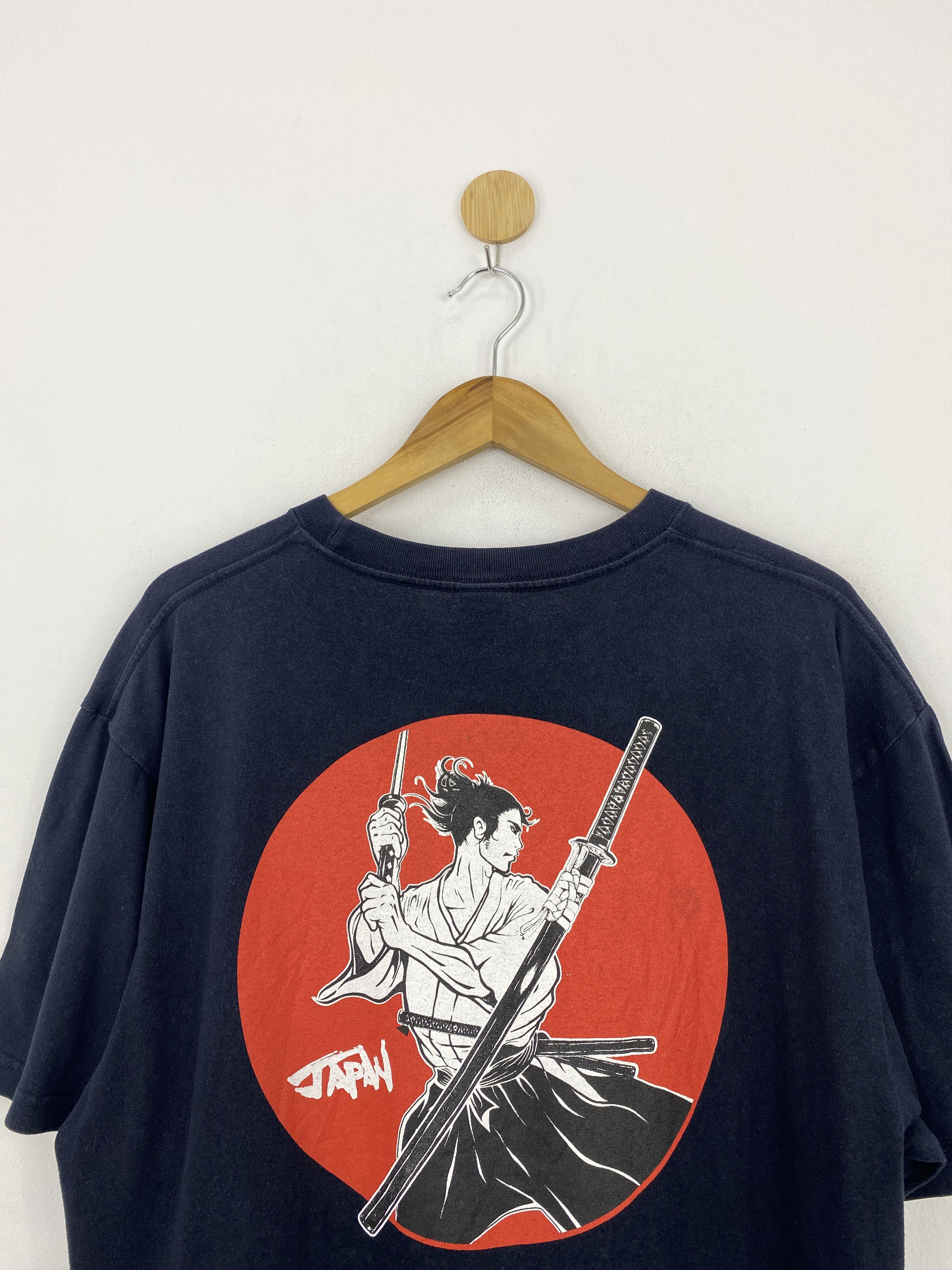 Vintage Vintage Japanese Brand Samurai Printed Tee TA0505 Size US XL / EU 56 / 4 - 2 Thumbnail