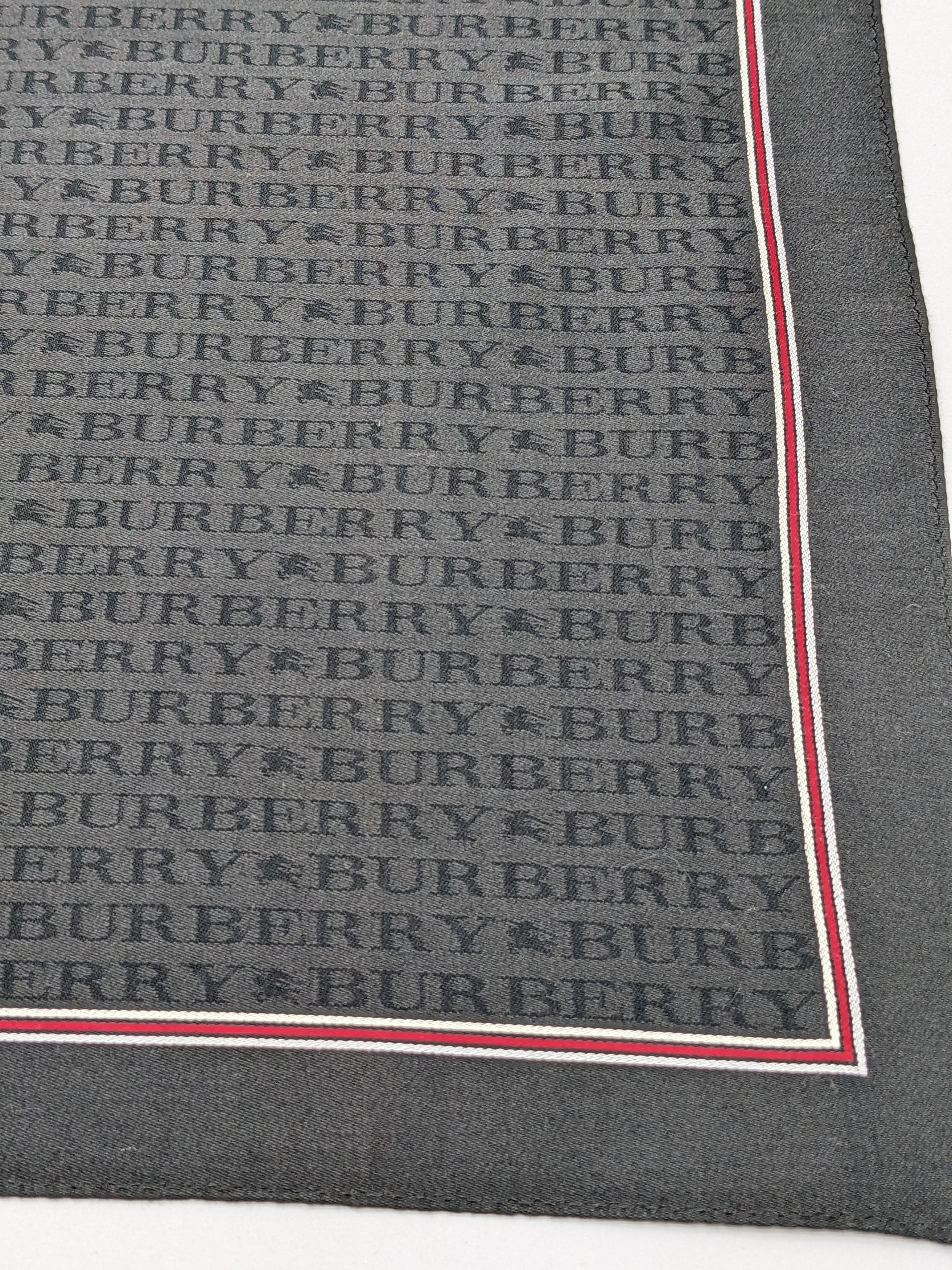 Burberry Burberry Handkerchief Monogram Print with Equestrian Knight Size ONE SIZE - 2 Thumbnail
