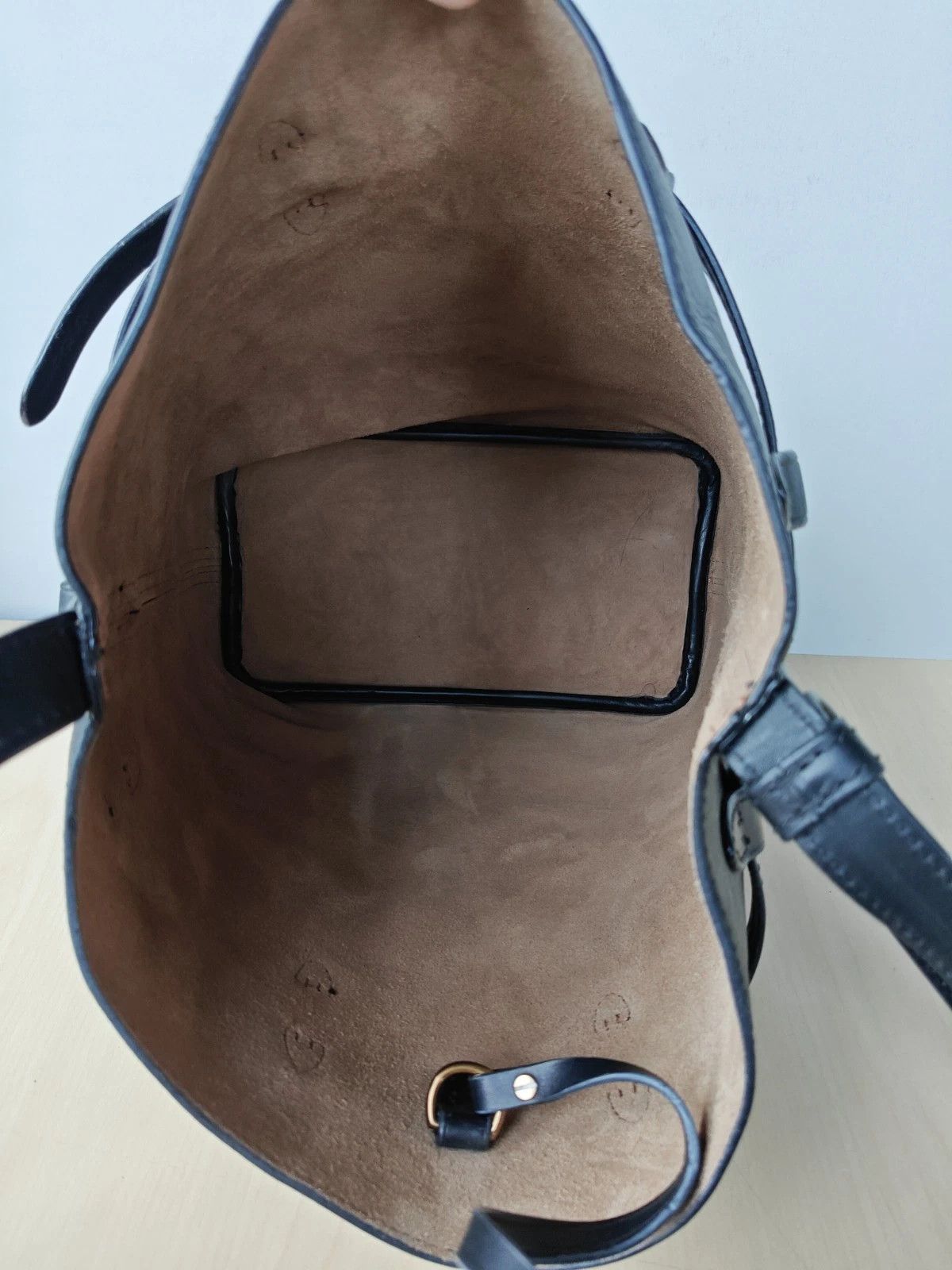 Polo Ralph Lauren Polo Ralph Lauren Bellport Leather Large Bucket Bag FTP 0007 Size ONE SIZE - 6 Thumbnail