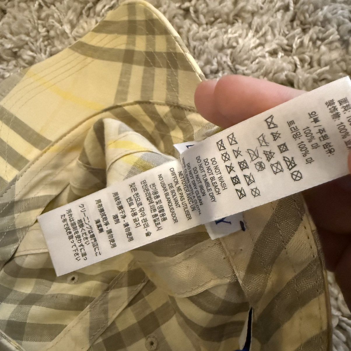 Burberry Burberry hat cap size S checked B logo baseball Size ONE SIZE - 4 Thumbnail