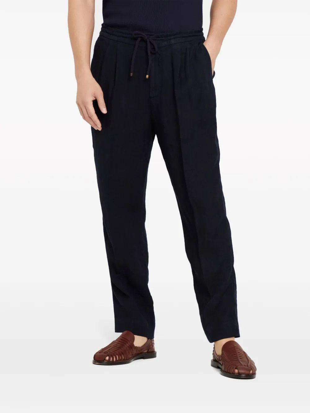 Brunello Cucinelli Dyed Pants in Navy Size US 36 / EU 52 - 1 Thumbnail