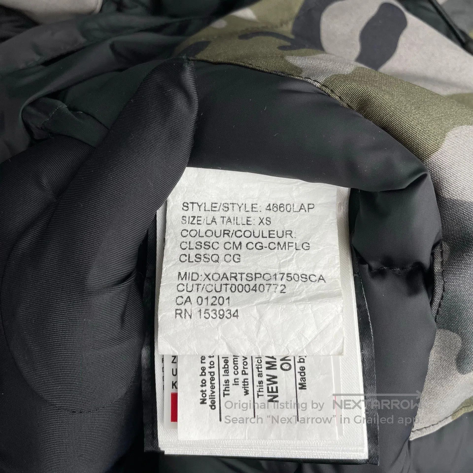 Canada Goose Canada Goose Camouflage snow mountain hooded multi-pocket Size US XS / EU 42 / 0 - 8 Thumbnail