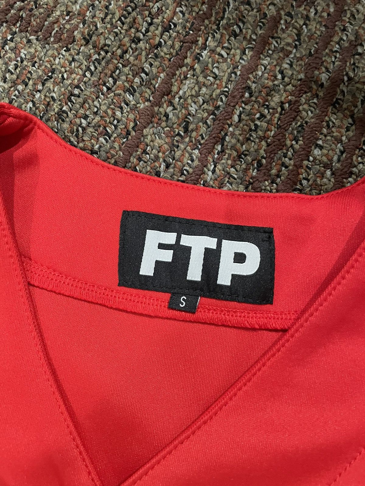 Fuck The Population FTP Script Baseball Jersey (Small) Size US S / EU 44-46 / 1 - 7 Thumbnail