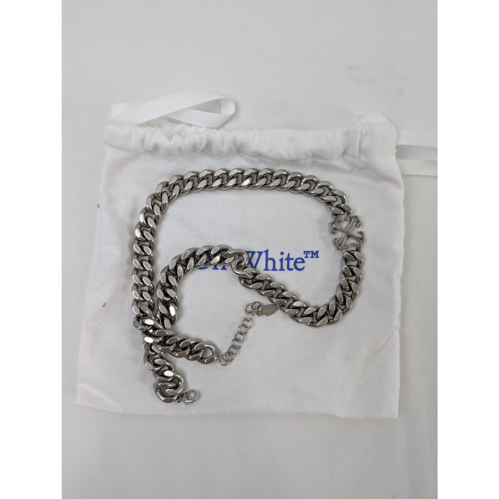 Off-White o1rshd1 Size: OS / Arrow Chain Necklace in Silver Size ONE SIZE - 10 Thumbnail