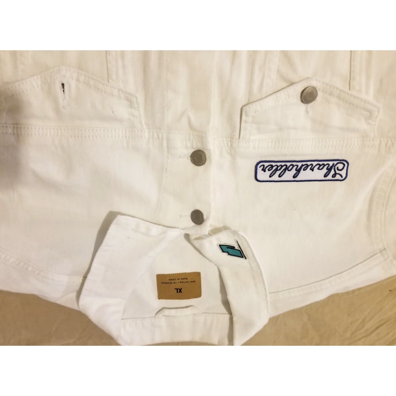 Denime Shareholder Denim Jacket XL White Patch Mens 3-in-1 Jacket Cardinal Size XL Cotton Suitable Men Accessories Size US XL / EU 56 / 4 - 2 Thumbnail