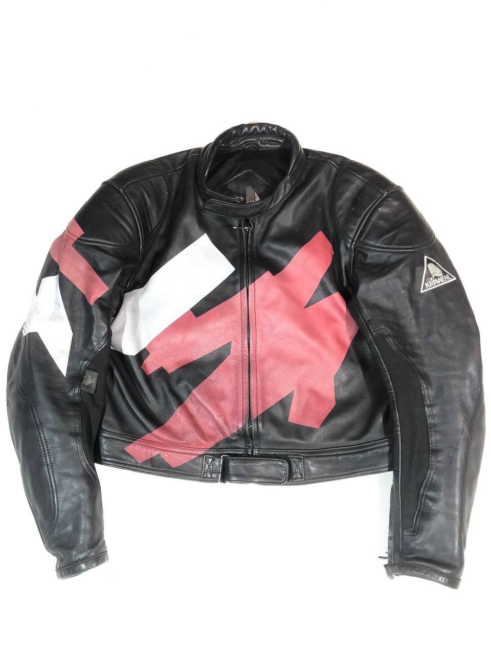 Vintage Krawehl Avangarde Racing Moto Leather Jacket Vintage Size US L / EU 52-54 / 3 - 1 Thumbnail