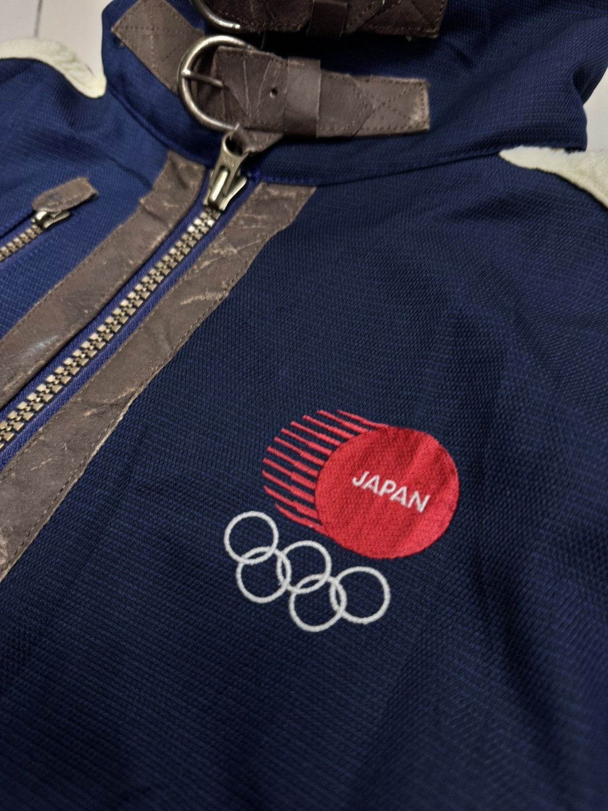 Mizuno VINTAGE 1998 MIZUNO OLYMPIC NAGANO SHEARLING WINTER JACKET Size US M / EU 48-50 / 2 - 4 Thumbnail