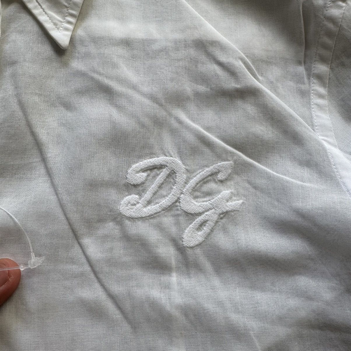 Dolce & Gabbana Vintage Dolce And Gabbana Linen Blouse DG Embroidery Button Size M / US 6-8 / IT 42-44 - 4 Thumbnail