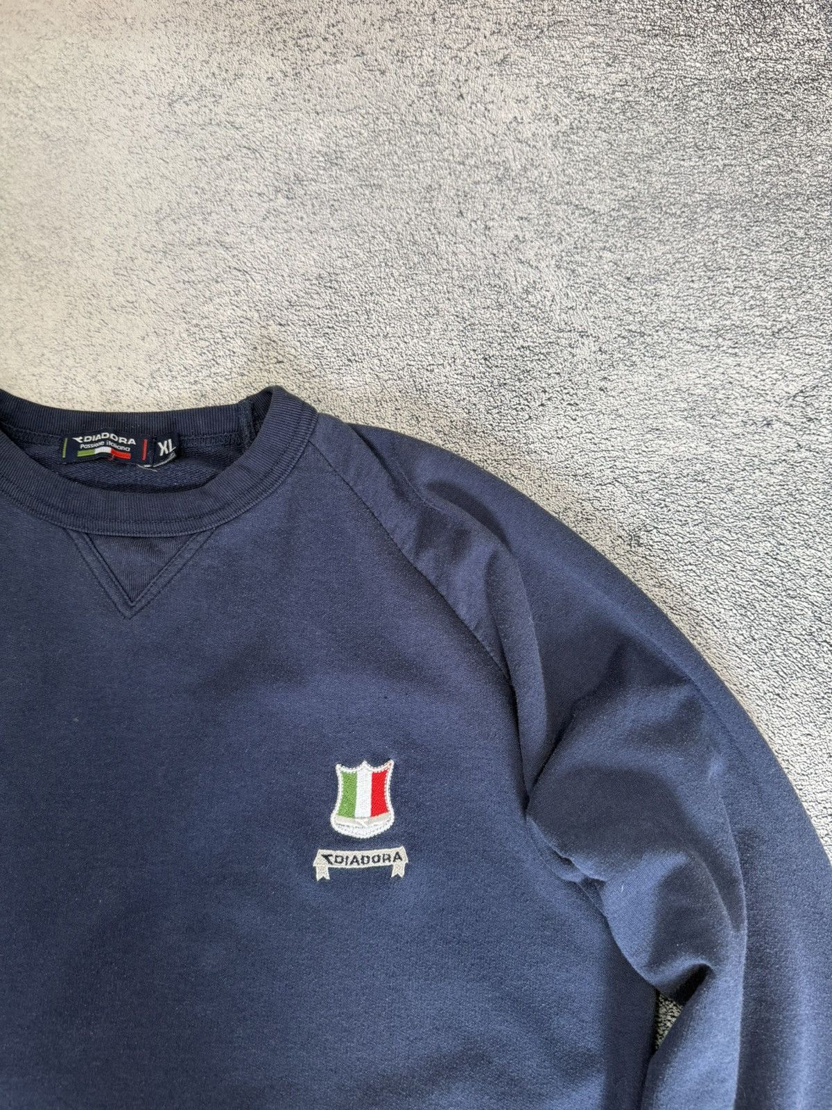 Diadora Diadora Sweatshirt Men XL Italy Logo Vintage Soccer Football Size US XL / EU 56 / 4 - 5 Thumbnail