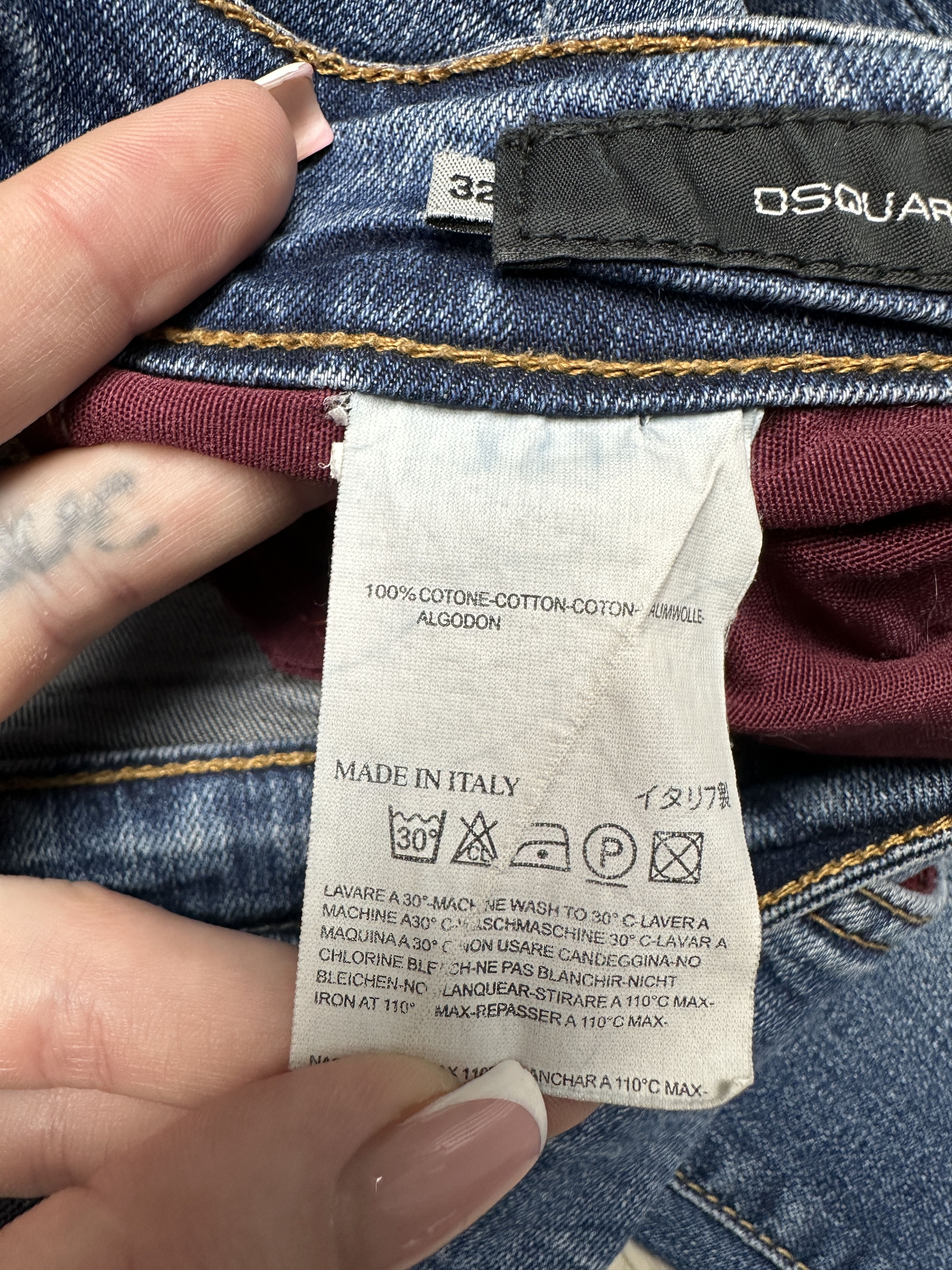 Dsquared2 Dsquared2 Vintage Denim Pants Super Skinny Jeans Size US 32 / EU 48 - 5 Thumbnail