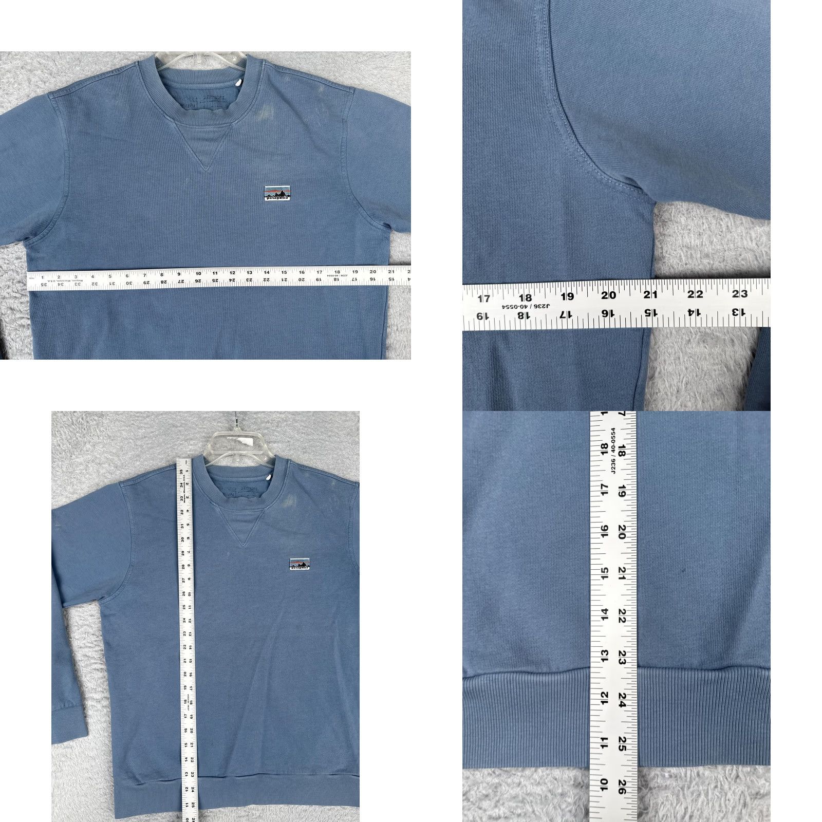 Patagonia Patagonia Sweatshirt Mens Medium Blue Patch Logo Crewneck Jersey Pullover Size US M / EU 48-50 / 2 - 8 Thumbnail