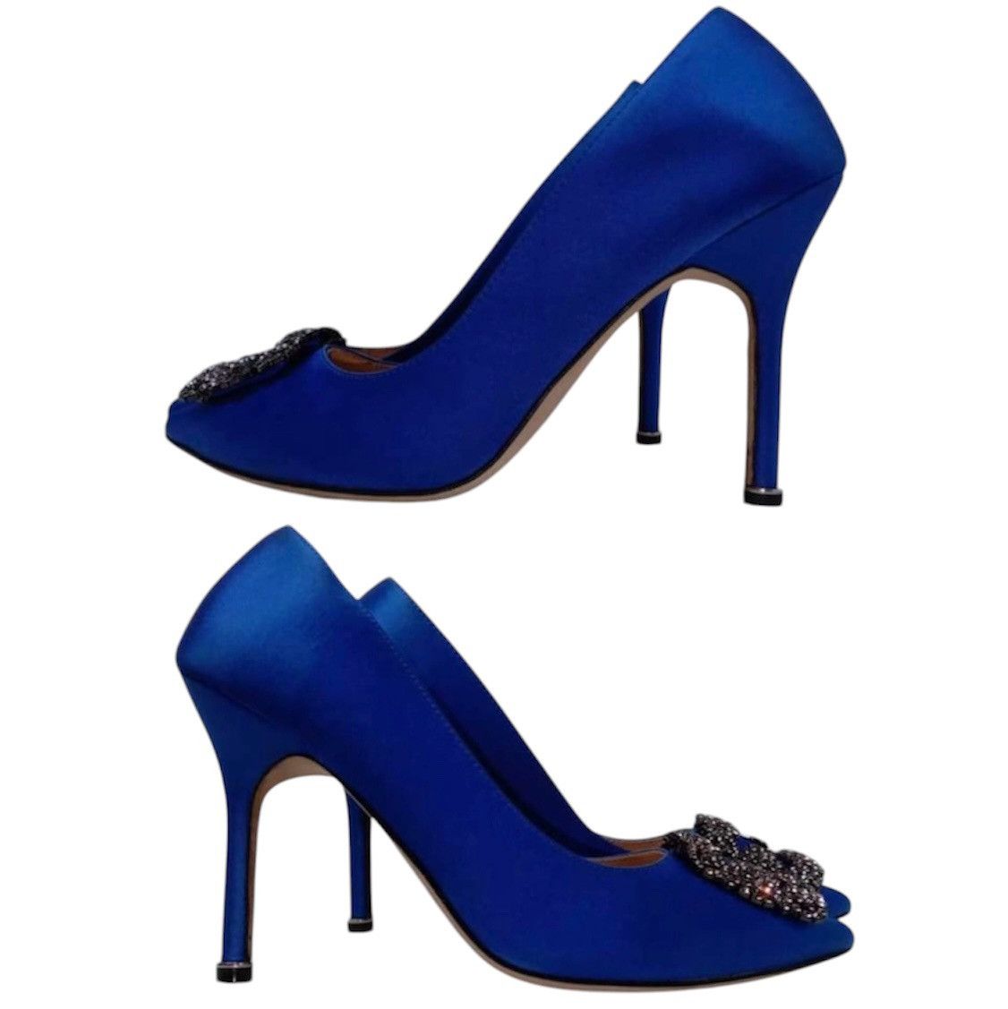 Manolo Blahnik MANOLO BLAHNIK HANGISI 90 Size US 7 / IT 37 - 3 Thumbnail