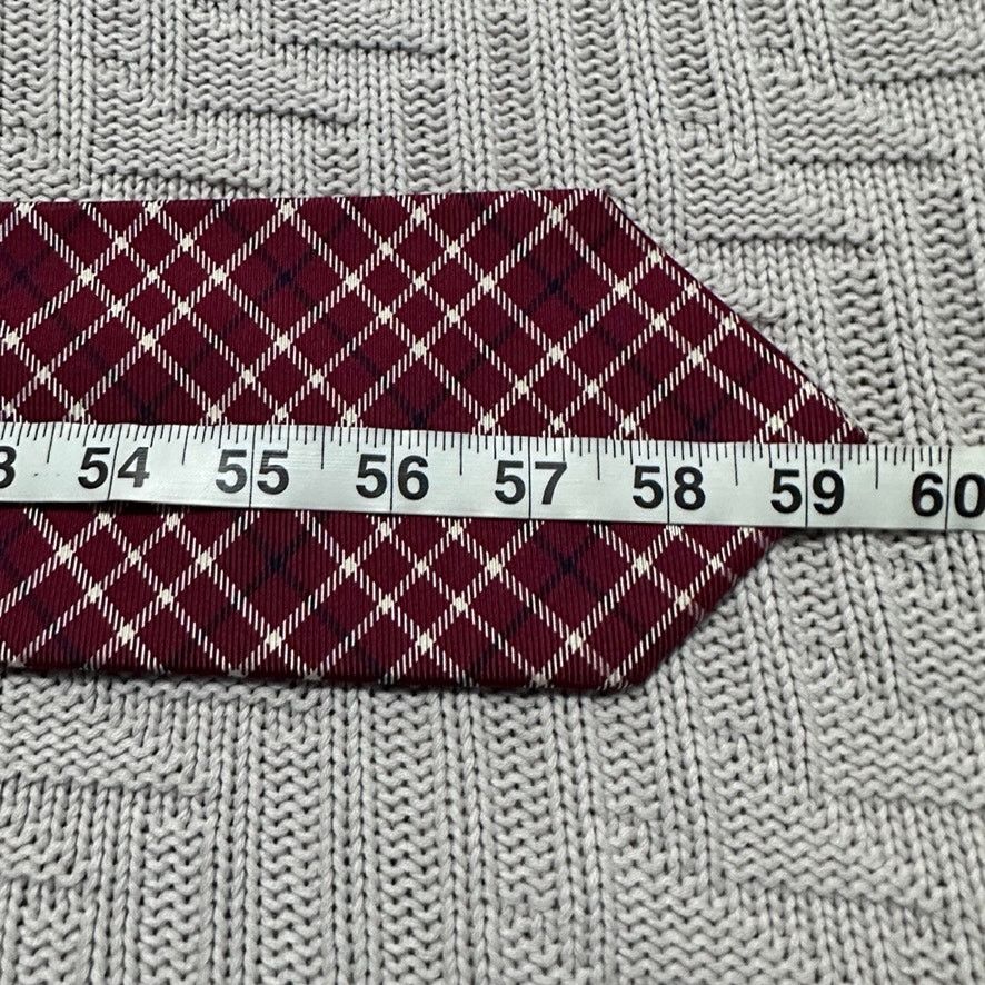 Brooks Brothers Brooks Brothers maroon plaid silk tie Size ONE SIZE - 4 Thumbnail