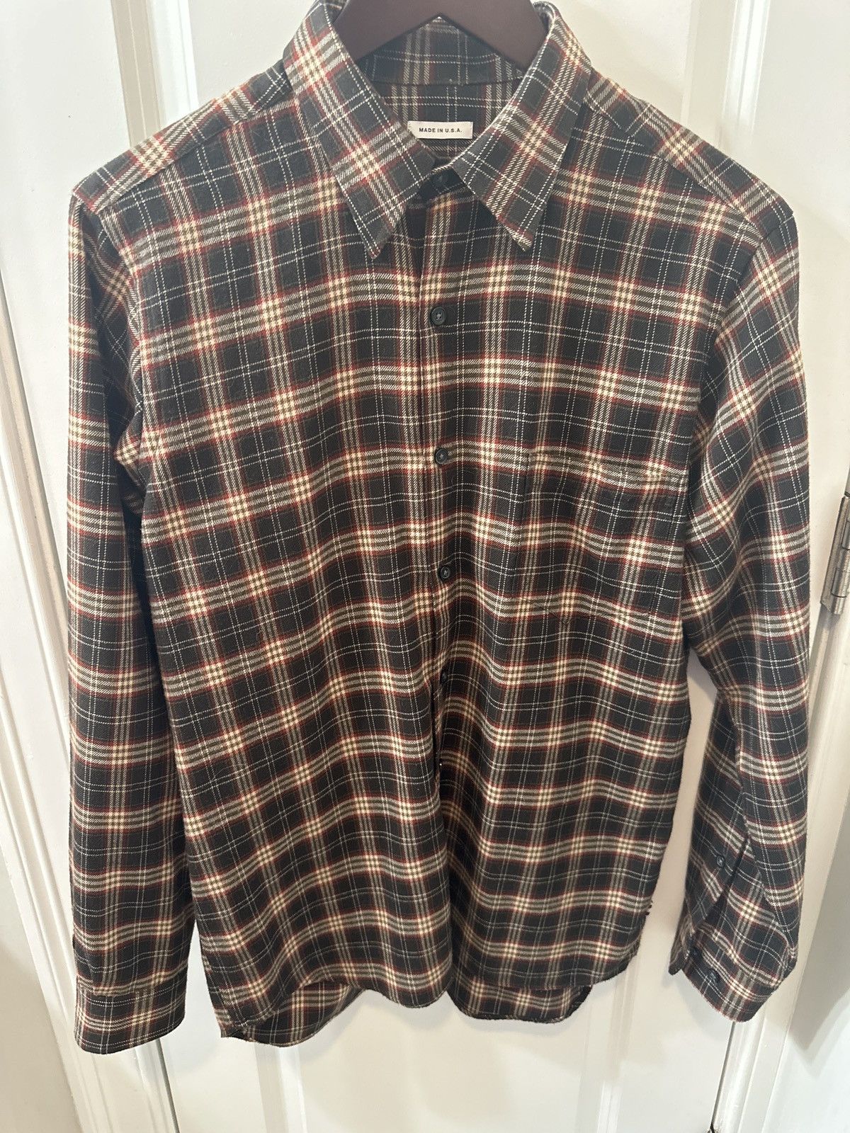 Freemans Sporting Club Freemans Flannel Button Down Overshirt Size US S / EU 44-46 / 1 - 1 Thumbnail