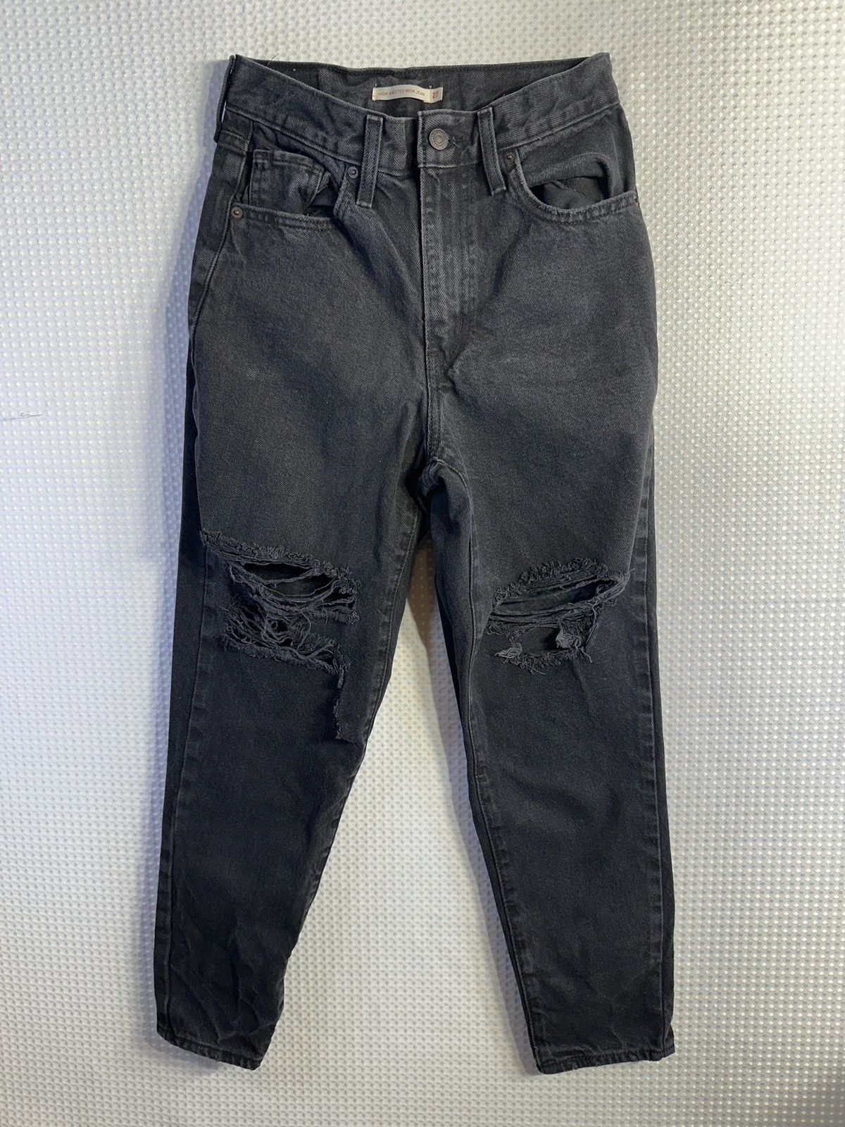 Levi's Levi's high waisted distressed mom jean Size 27" / US 4 / IT 40 - 4 Thumbnail