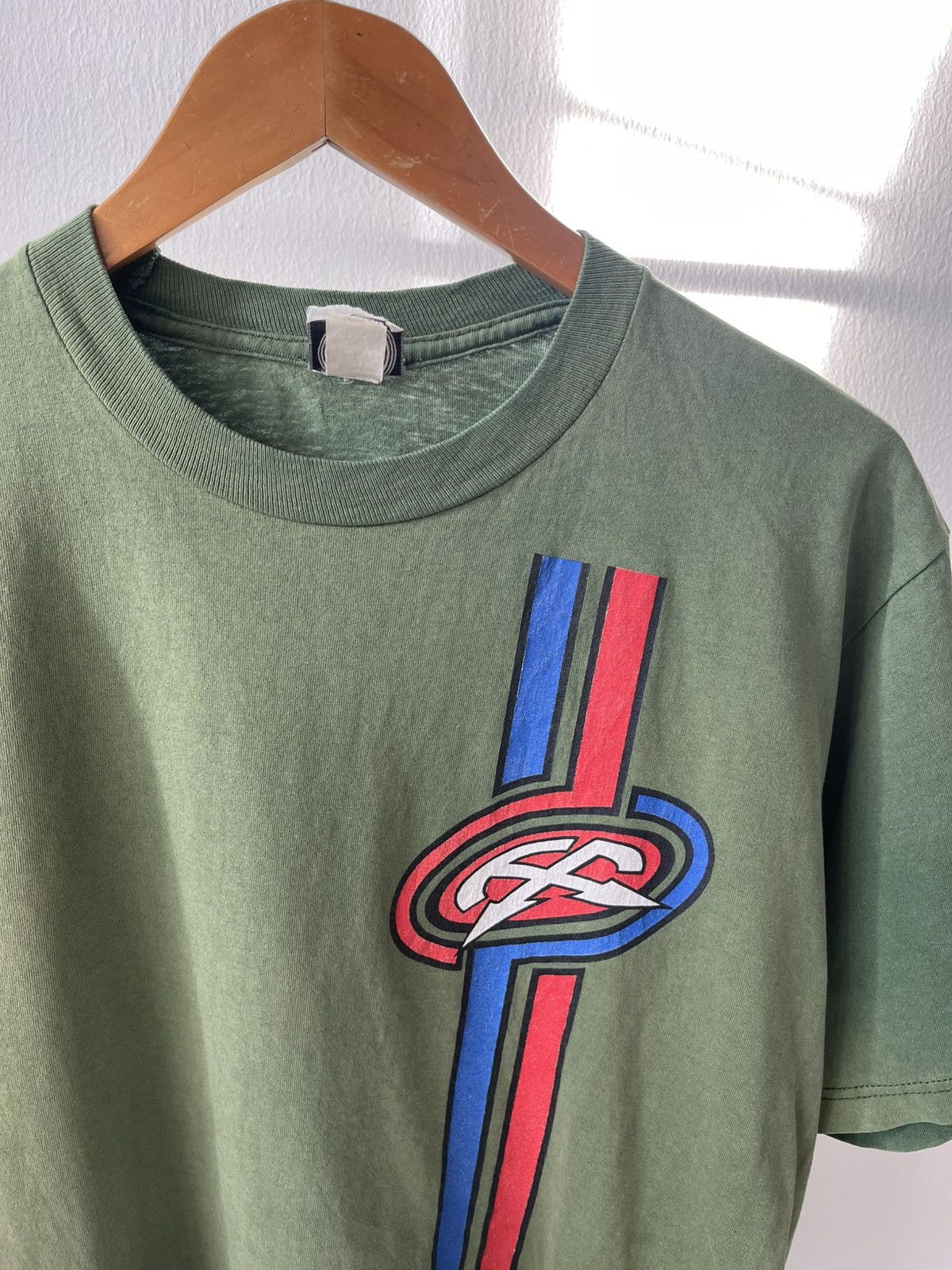 Think Skateboards 90s ThinkFast Skate Faded Green Tee Size US M / EU 48-50 / 2 - 4 Thumbnail