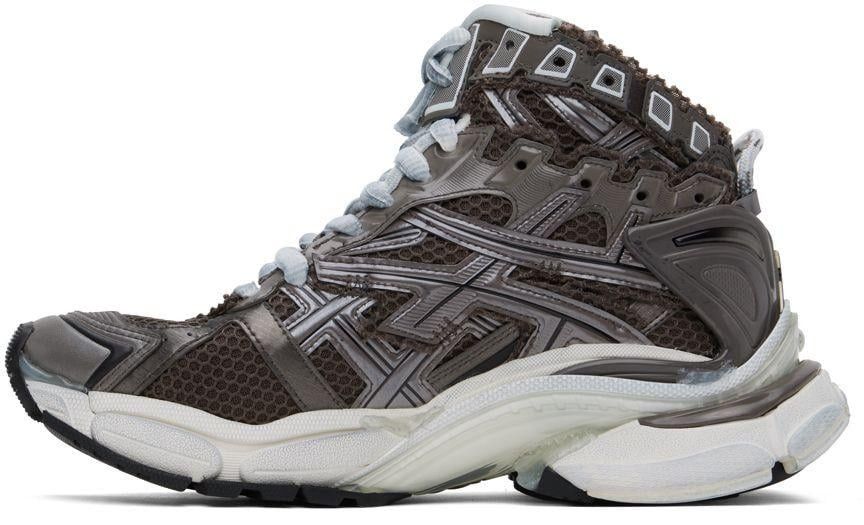 Balenciaga o1in1g0124 Neo Balenciaga Runner High Sneakers in Brown Size US 12 / EU 45 - 2 Thumbnail